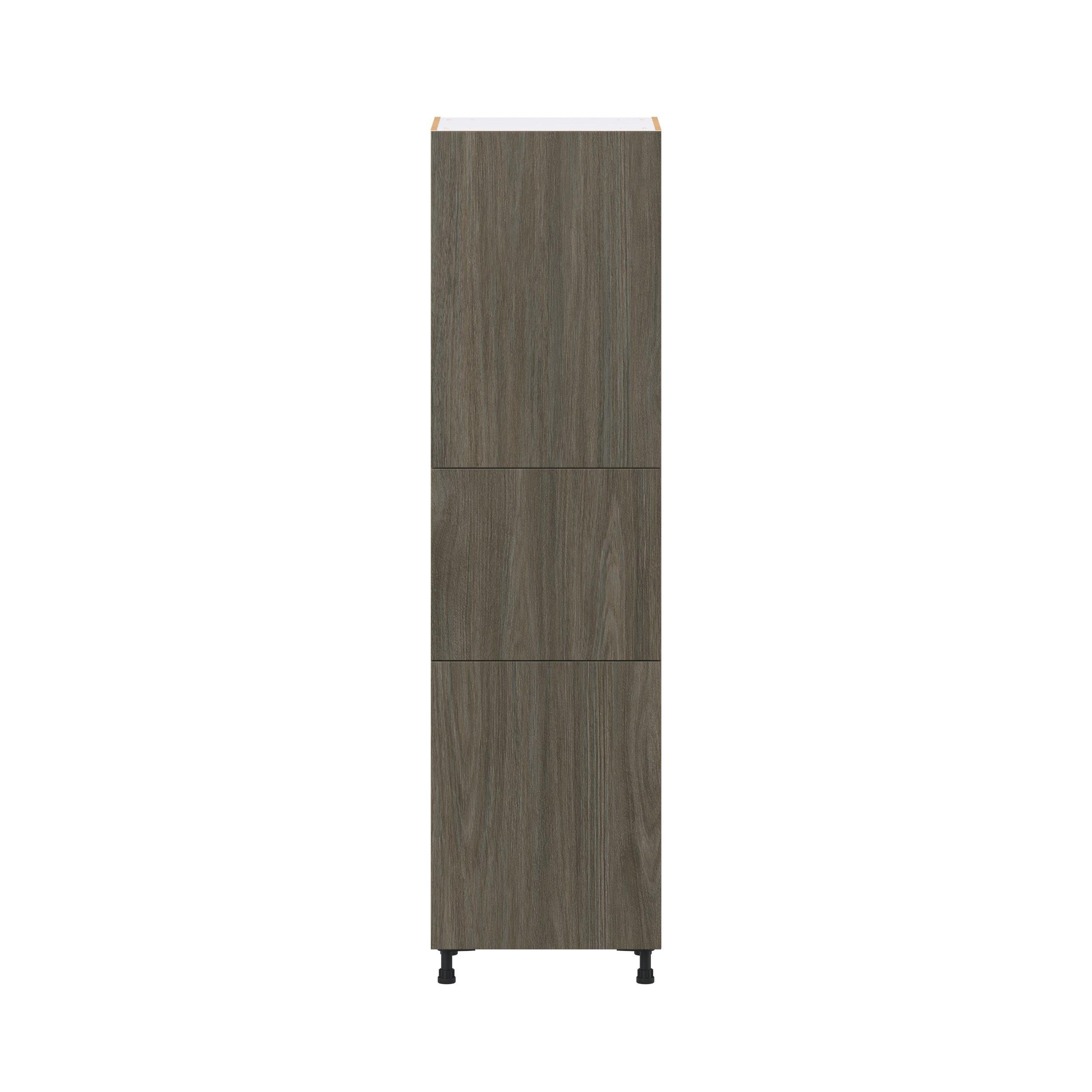 Glenwood 24 in. Burnt Walnut Door Pantry Cabinet
