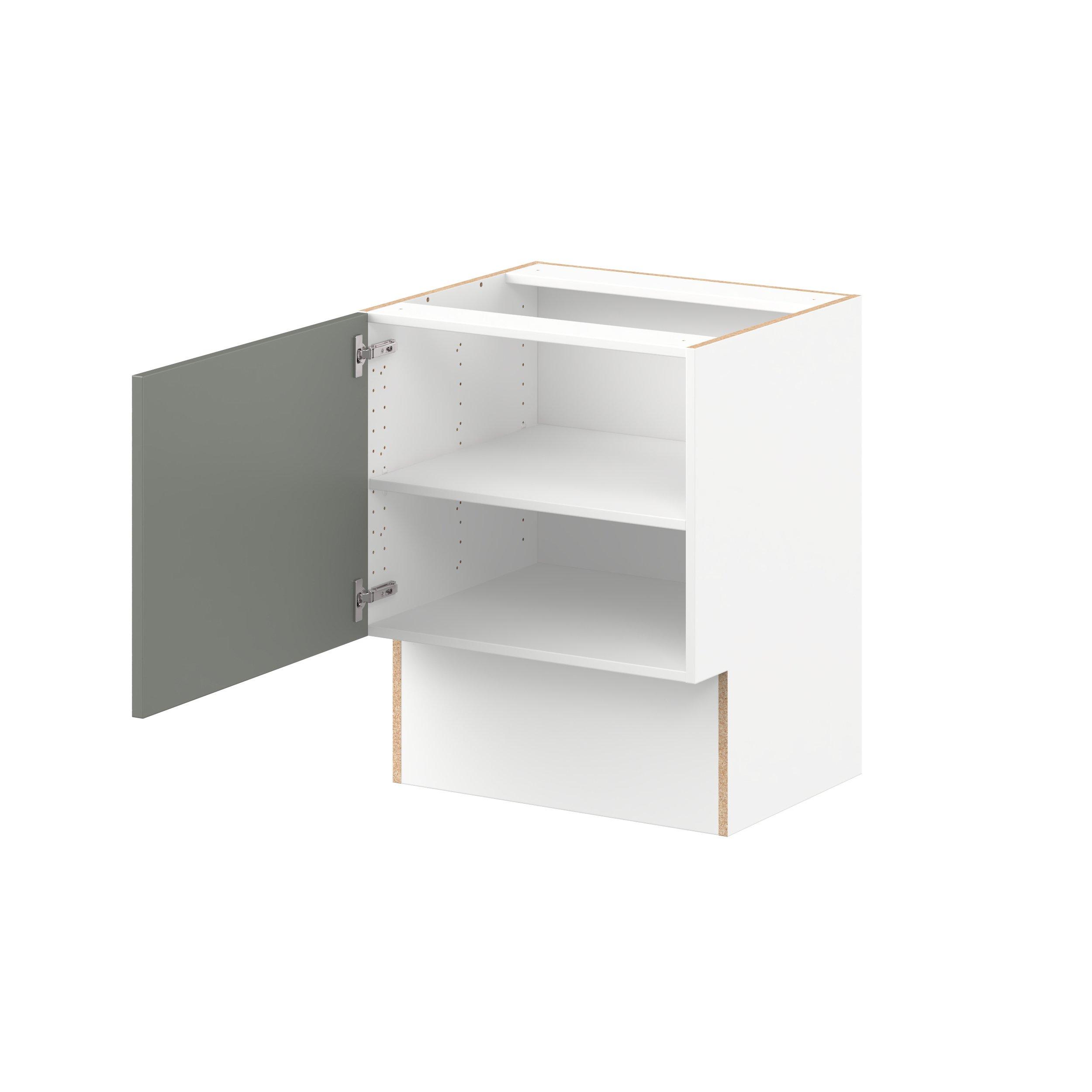 Linden 24 in. Painted Moss Green Vanity Base Cabinet