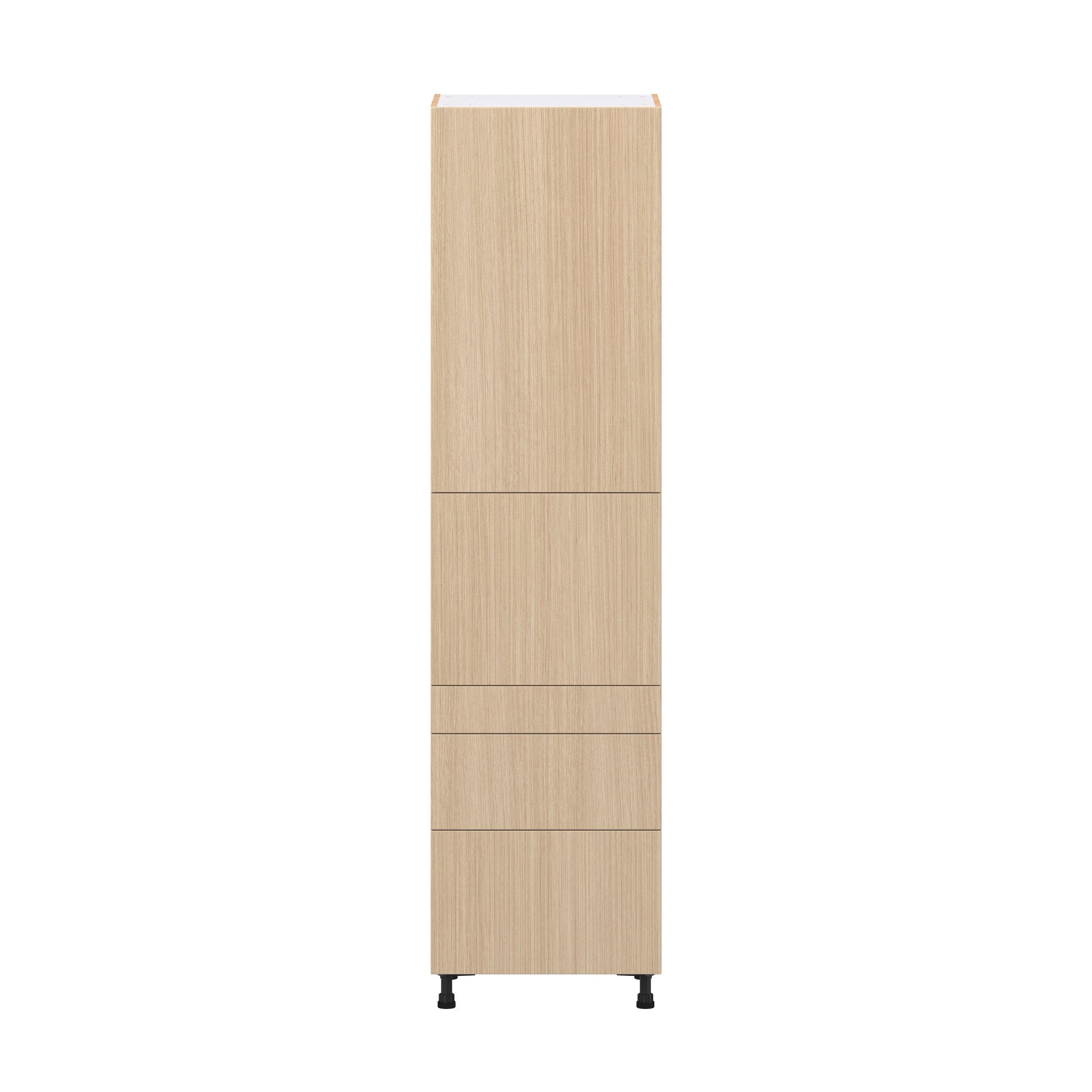 Glenwood 24 in. Mojavi Oak Door and Drawer Pantry Cabinet with Inner Pull-Out