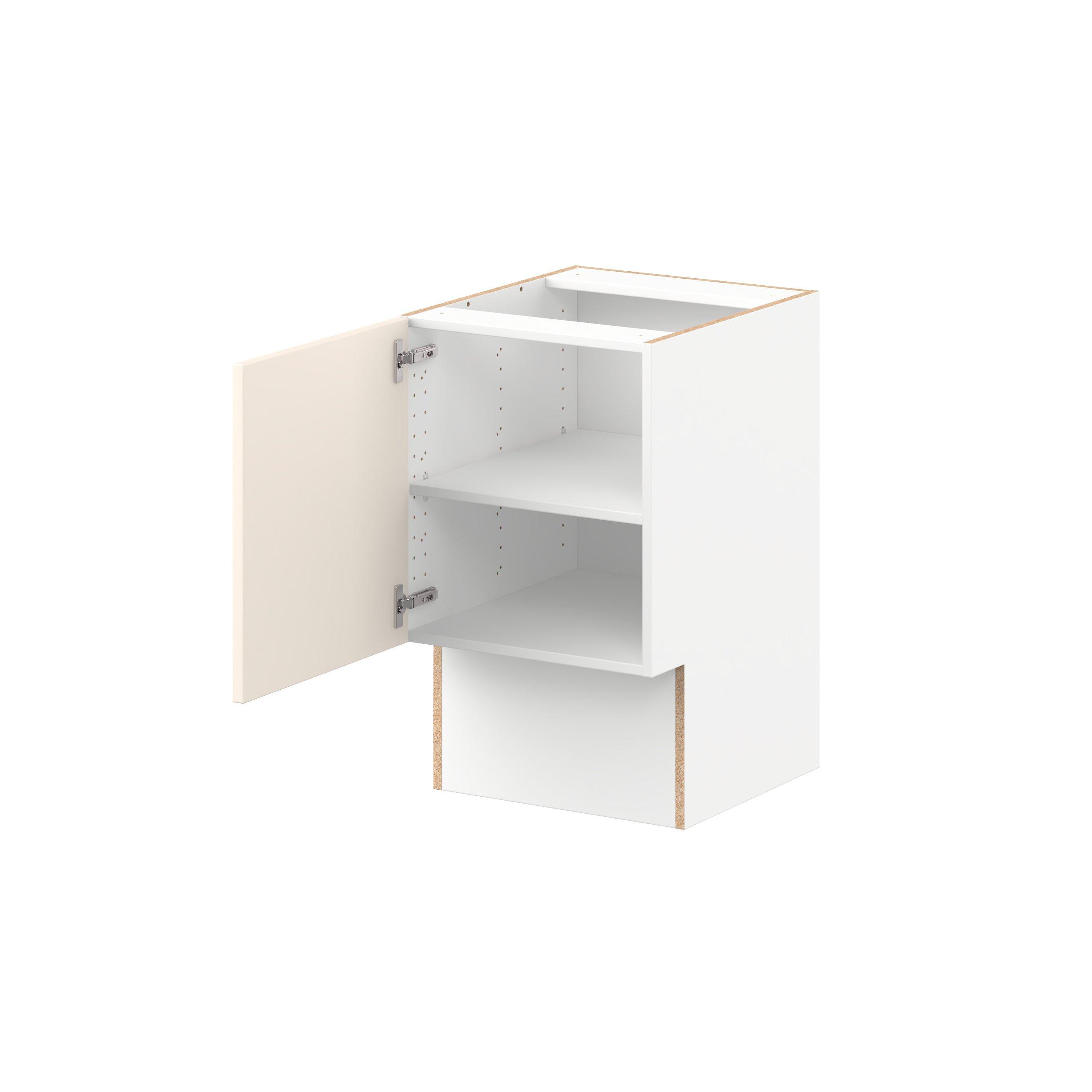 Linden 18 in. Painted Washed Linen Vanity Base Cabinet