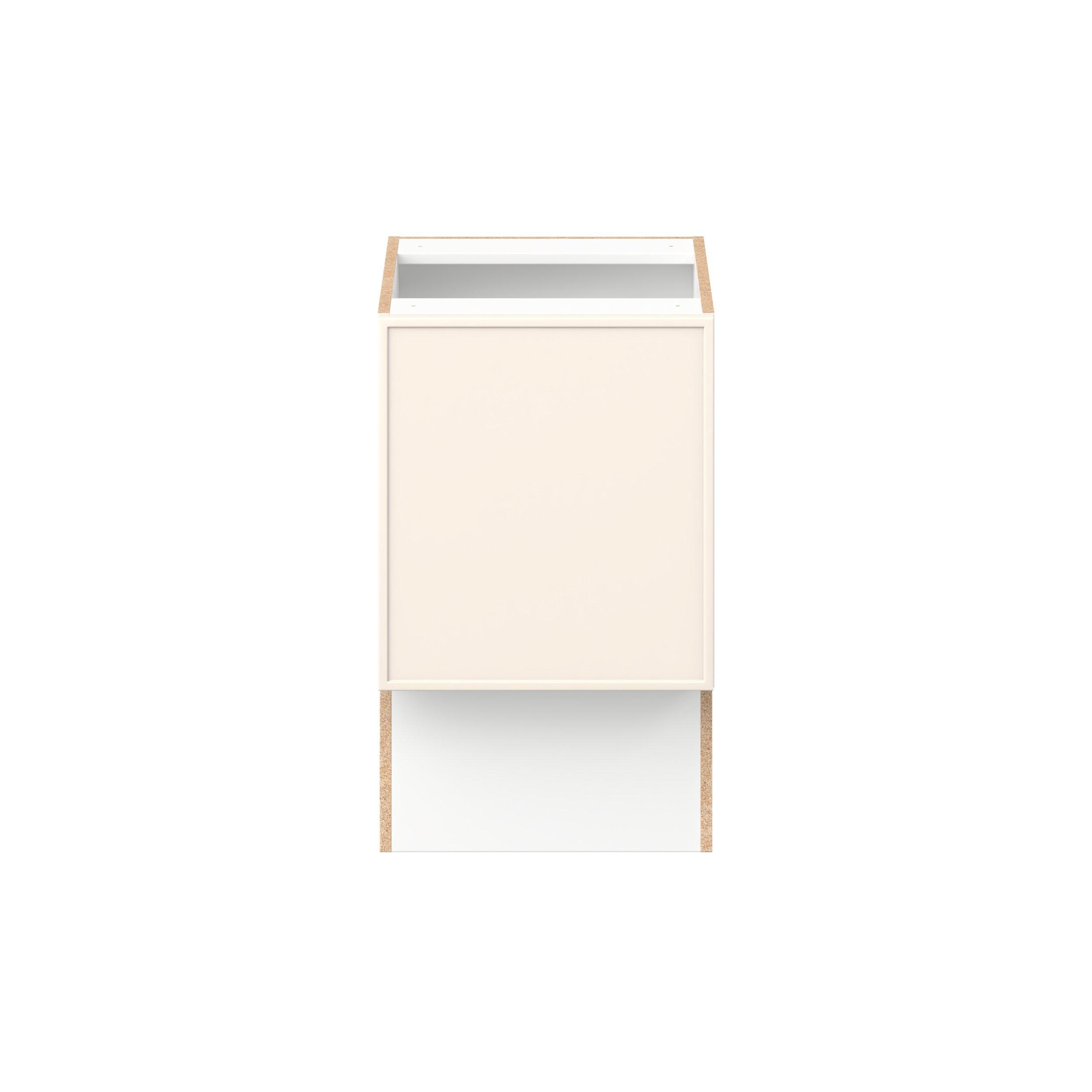 Linden 18 in. Painted Washed Linen Vanity Base Cabinet