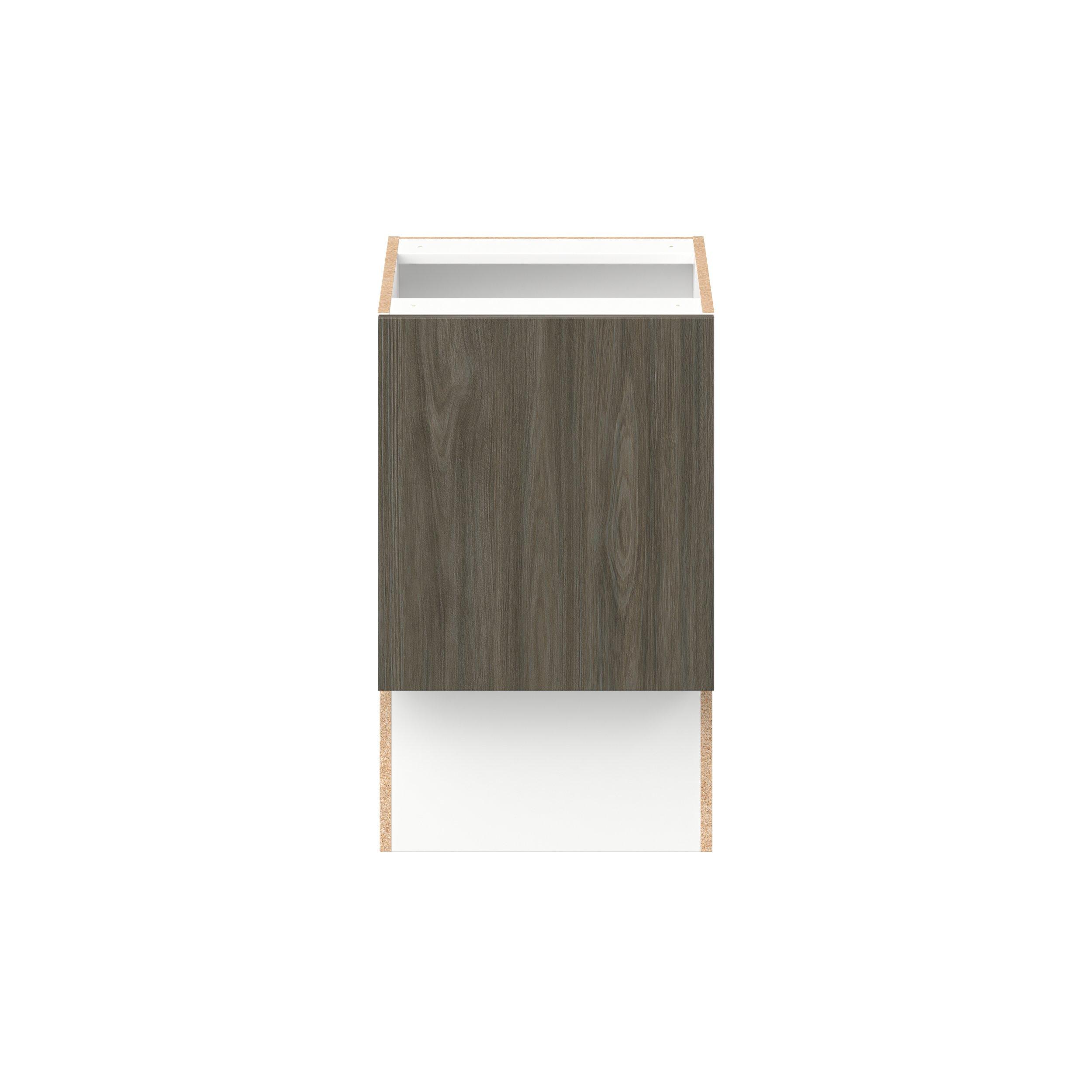 Glenwood 18 in. Burnt Walnut Vanity Base Cabinet - ADA