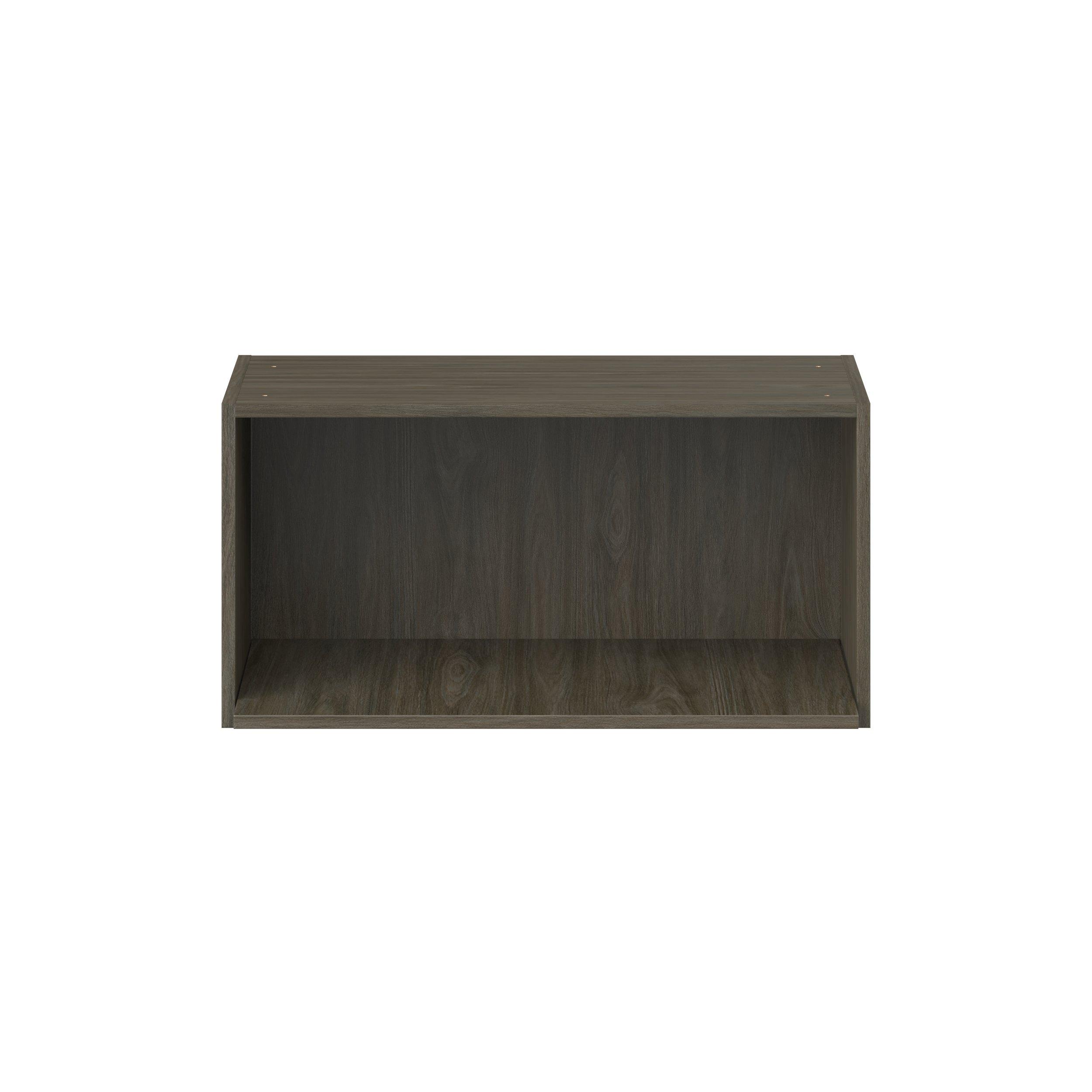 Glenwood 30 in. Burnt Walnut Microwave Wall Cabinet