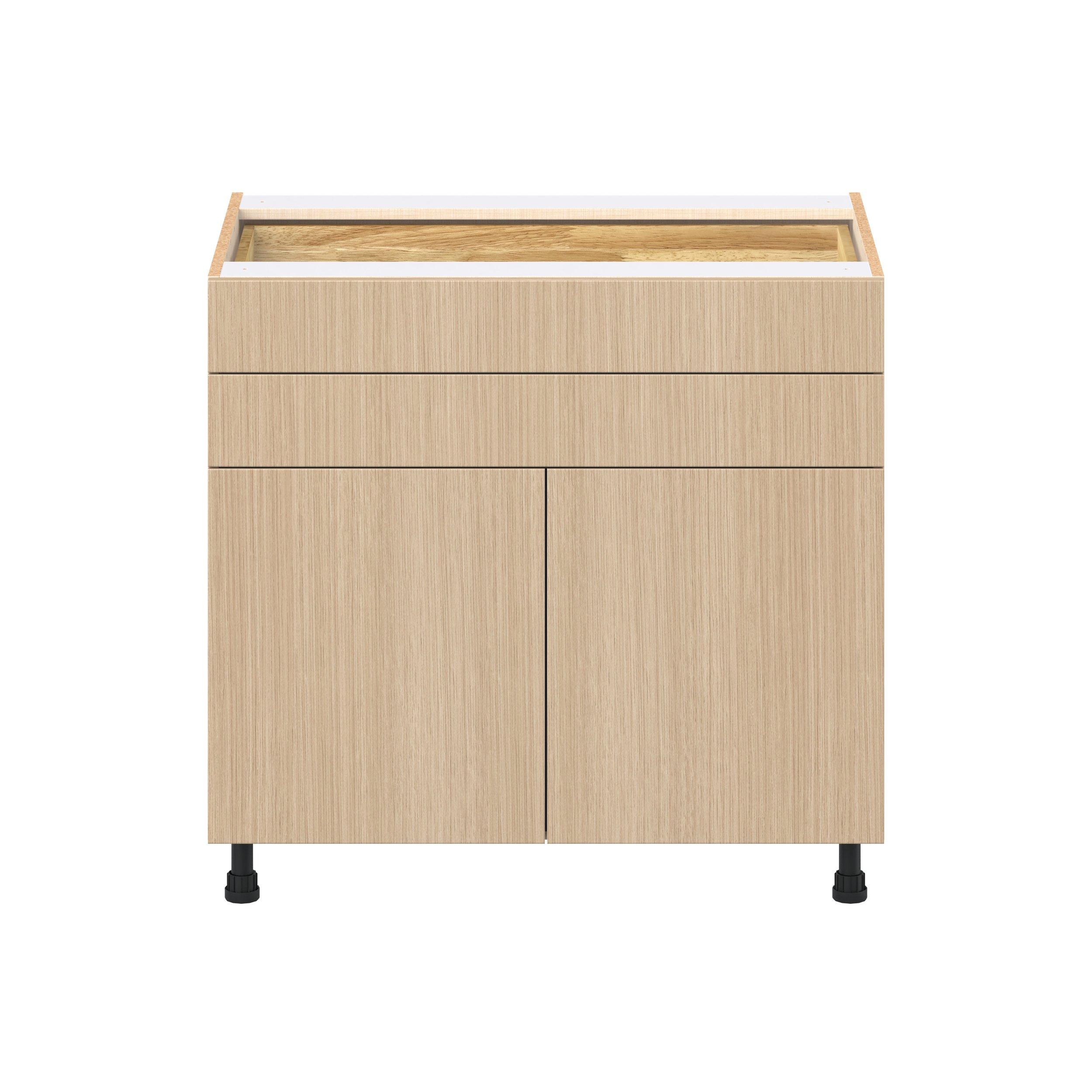 Glenwood 36 in. Mojavi Oak Door and Drawer Base Cabinet