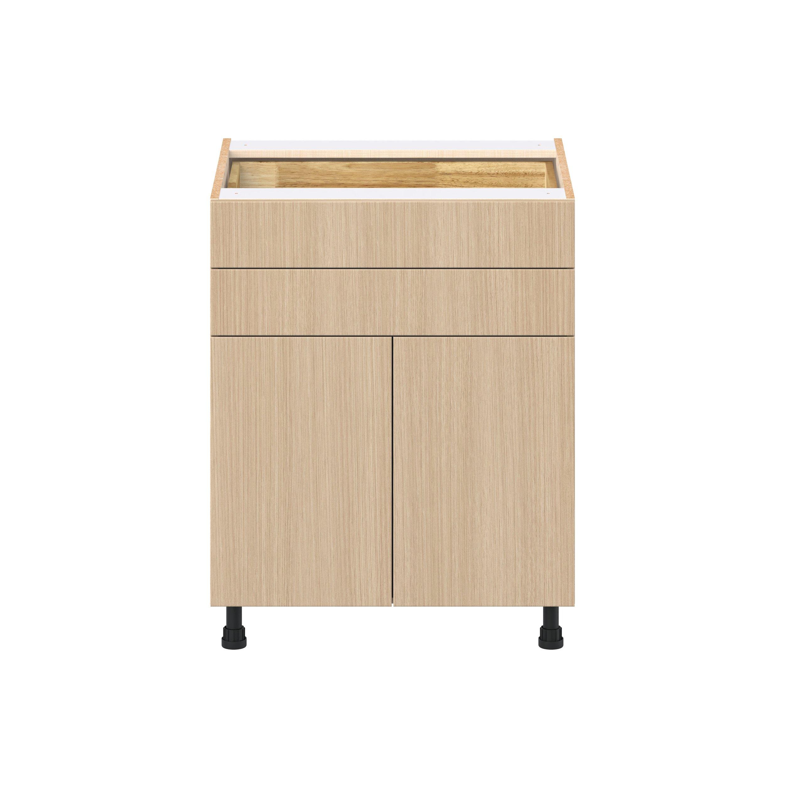 Glenwood 27 in. Mojavi Oak Door and Drawer Base Cabinet