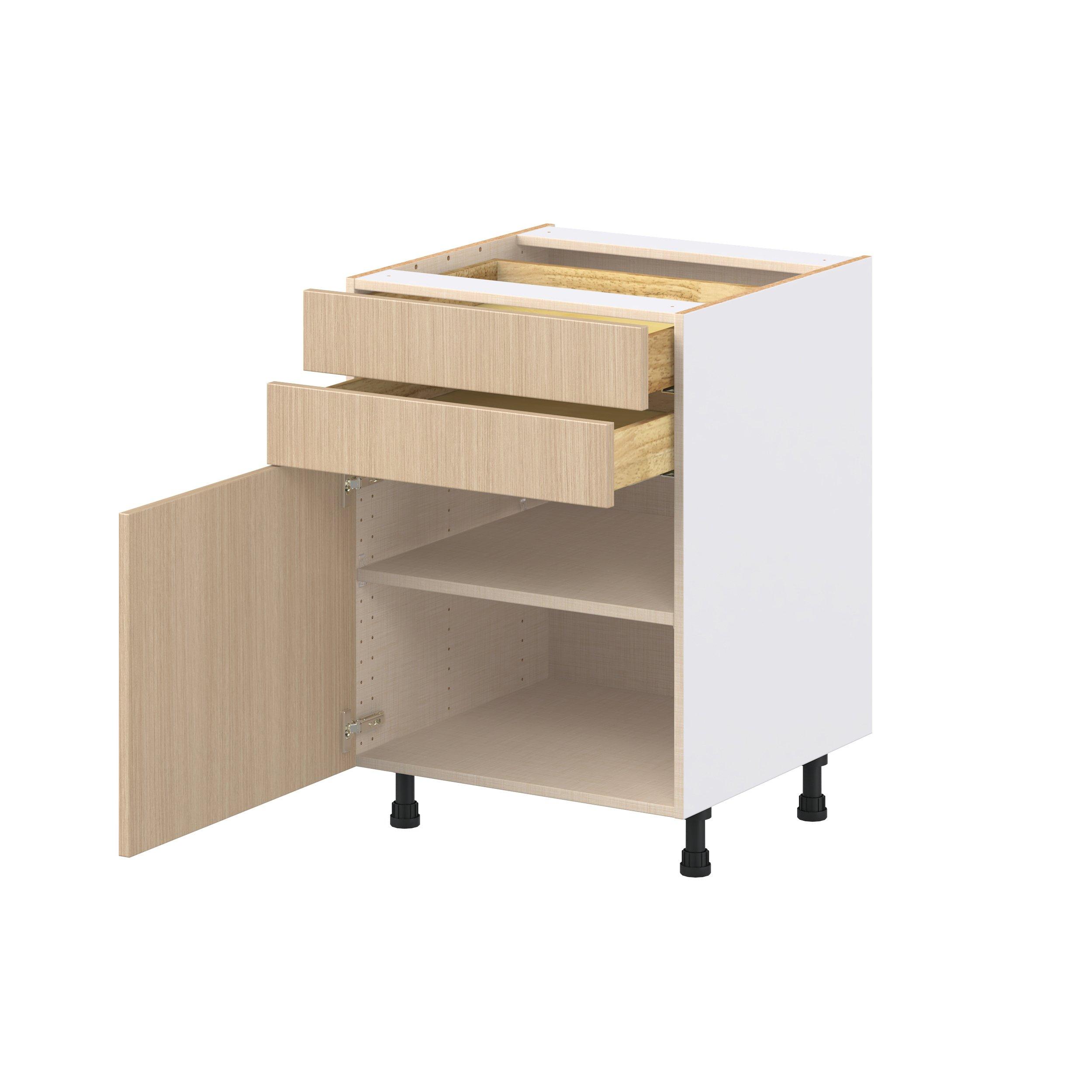 Glenwood 24 in. Mojavi Oak Door and Drawer Base Cabinet