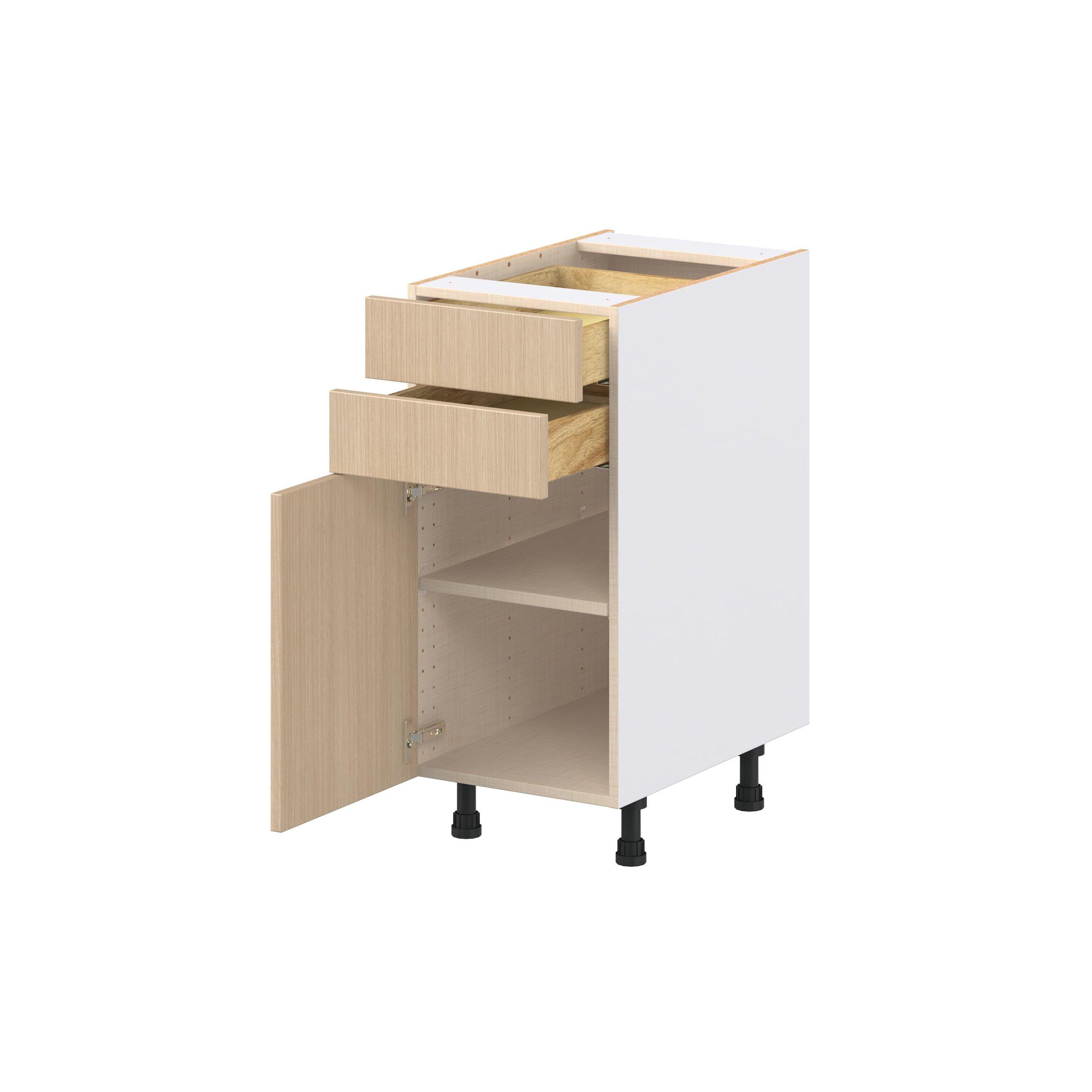 Glenwood 15 in. Mojavi Oak Door and Drawer Base Cabinet