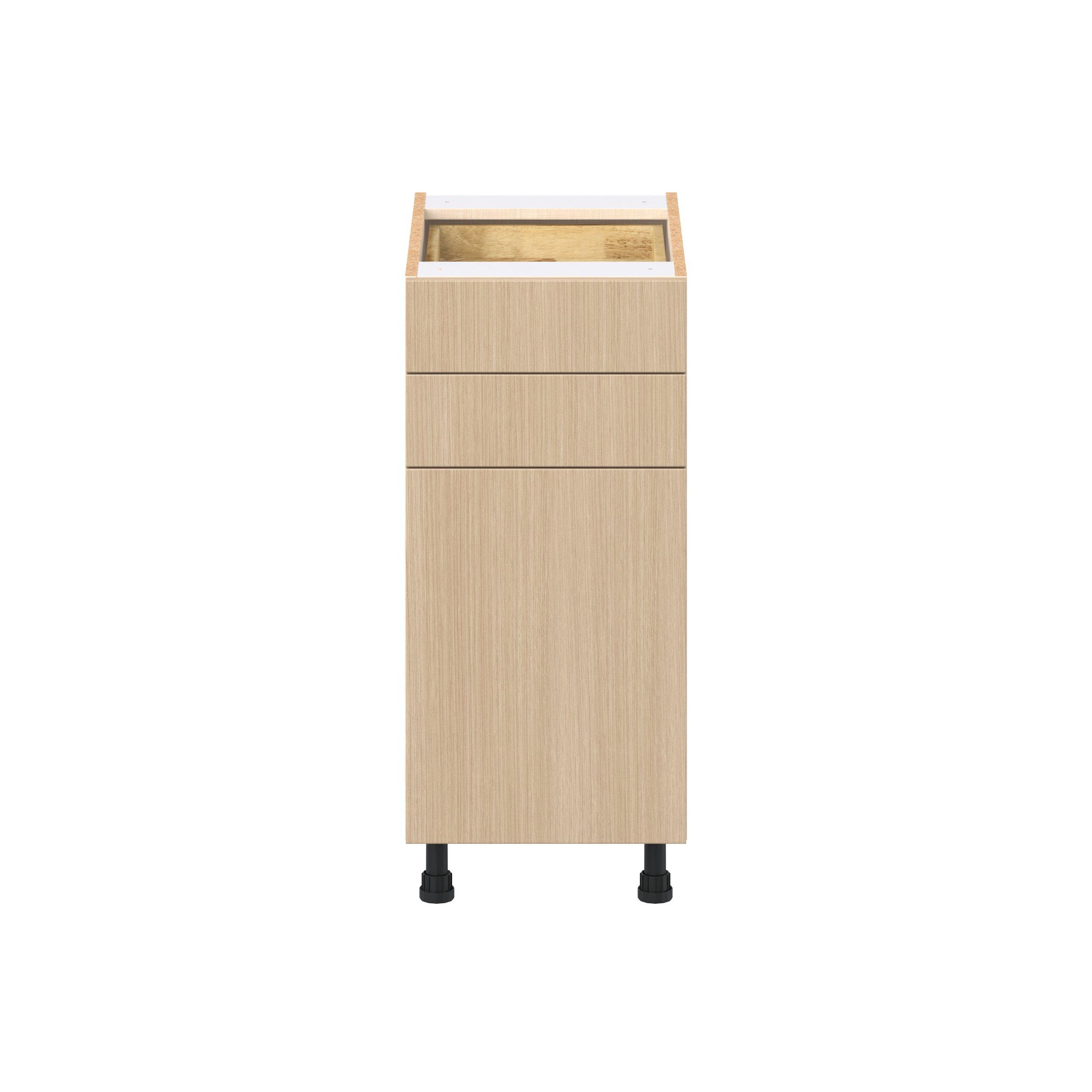 Glenwood 15 in. Mojavi Oak Door and Drawer Base Cabinet