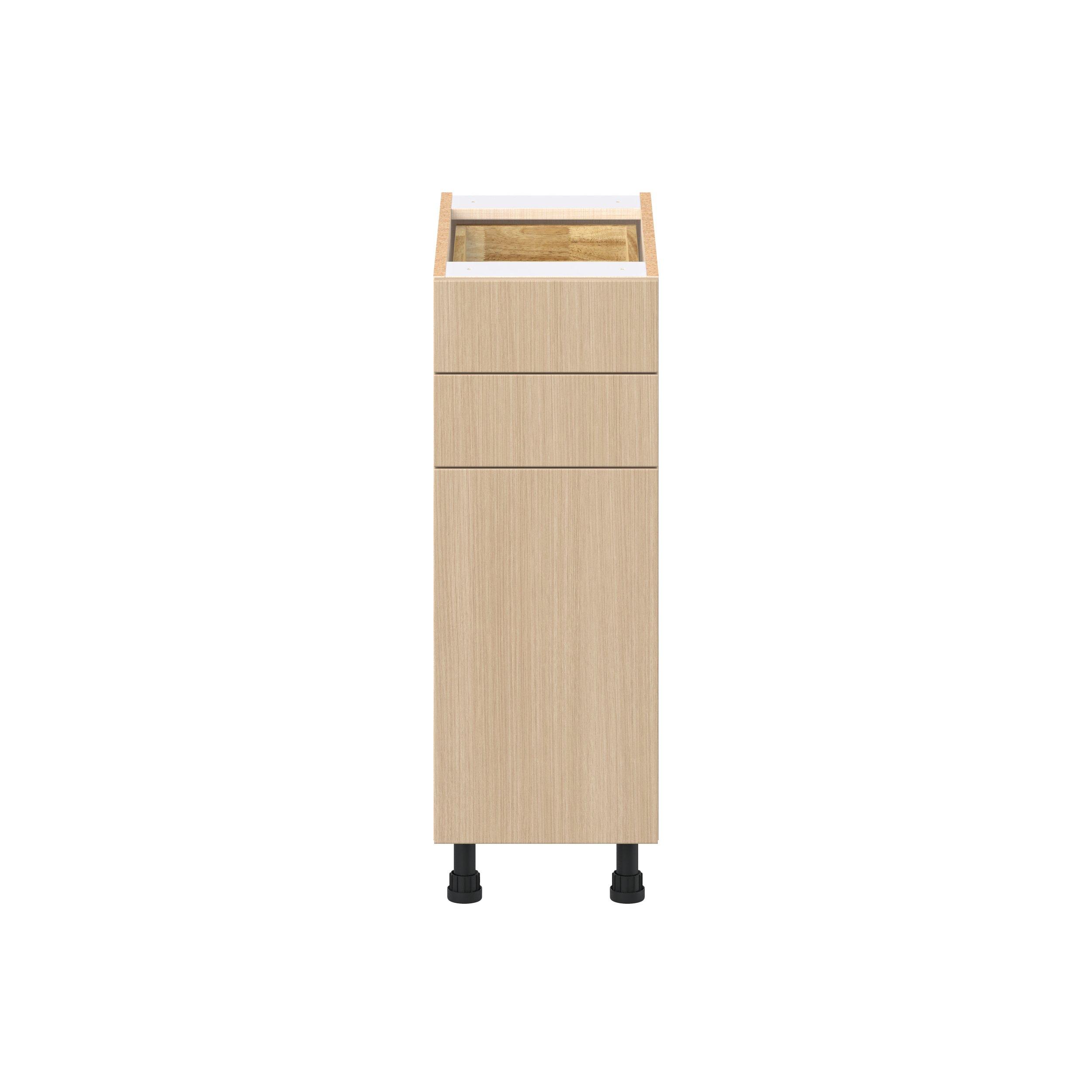 Glenwood 12 in. Mojavi Oak Door and Drawer Base Cabinet