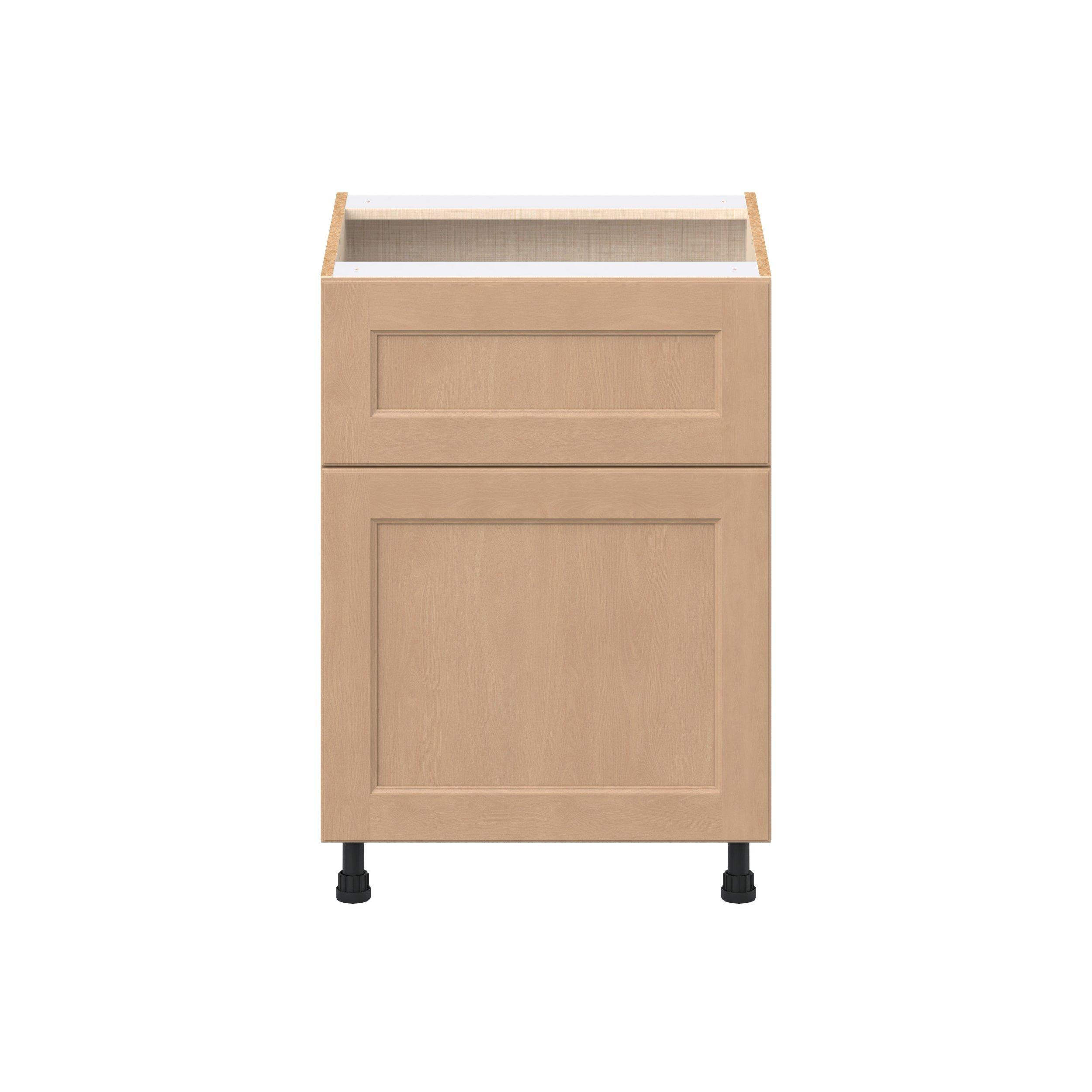 Sugarhill 24 in. Stained Sugar Cookie Door and Drawer Base Cabinet