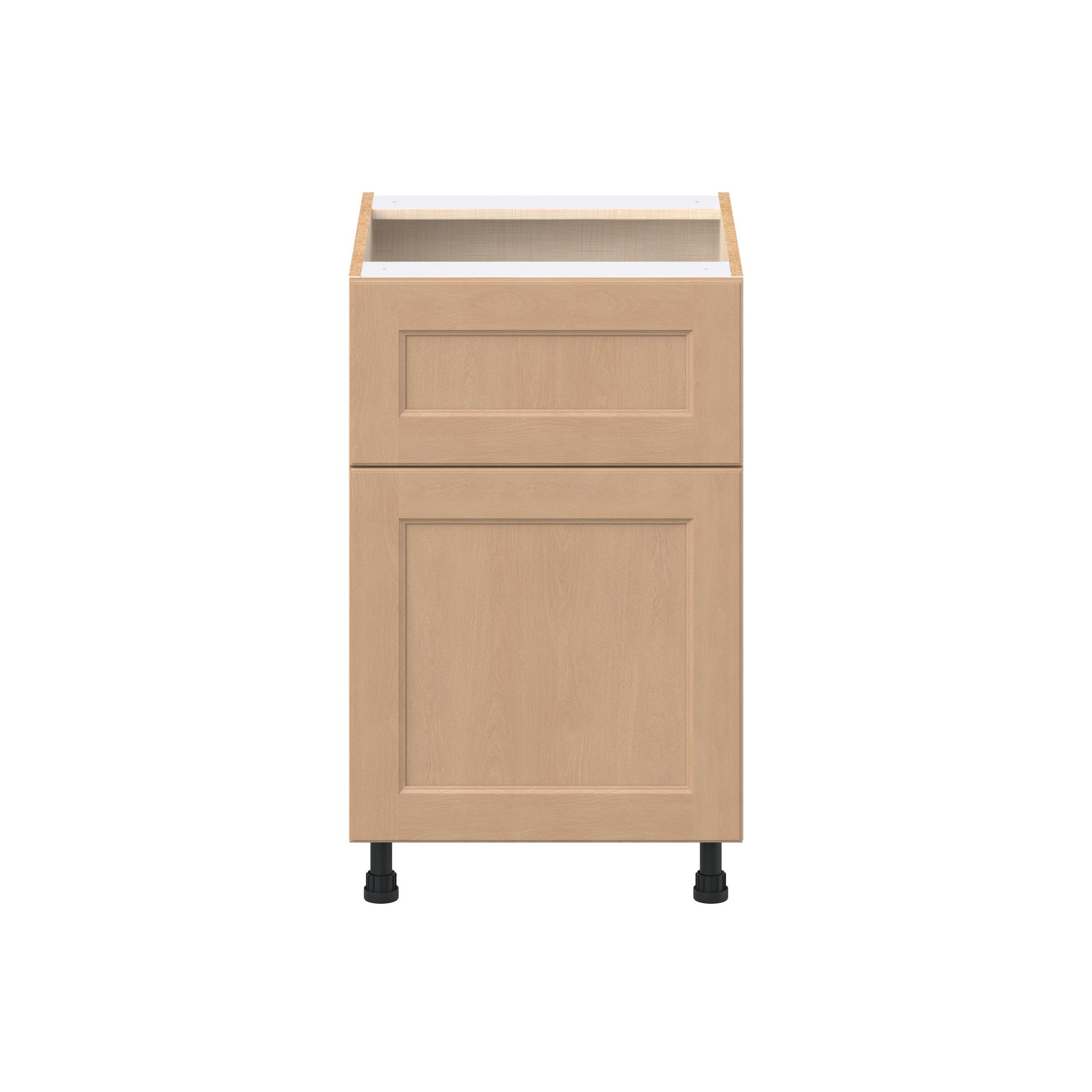 Sugarhill 21 in. Stained Sugar Cookie Door and Drawer Base Cabinet