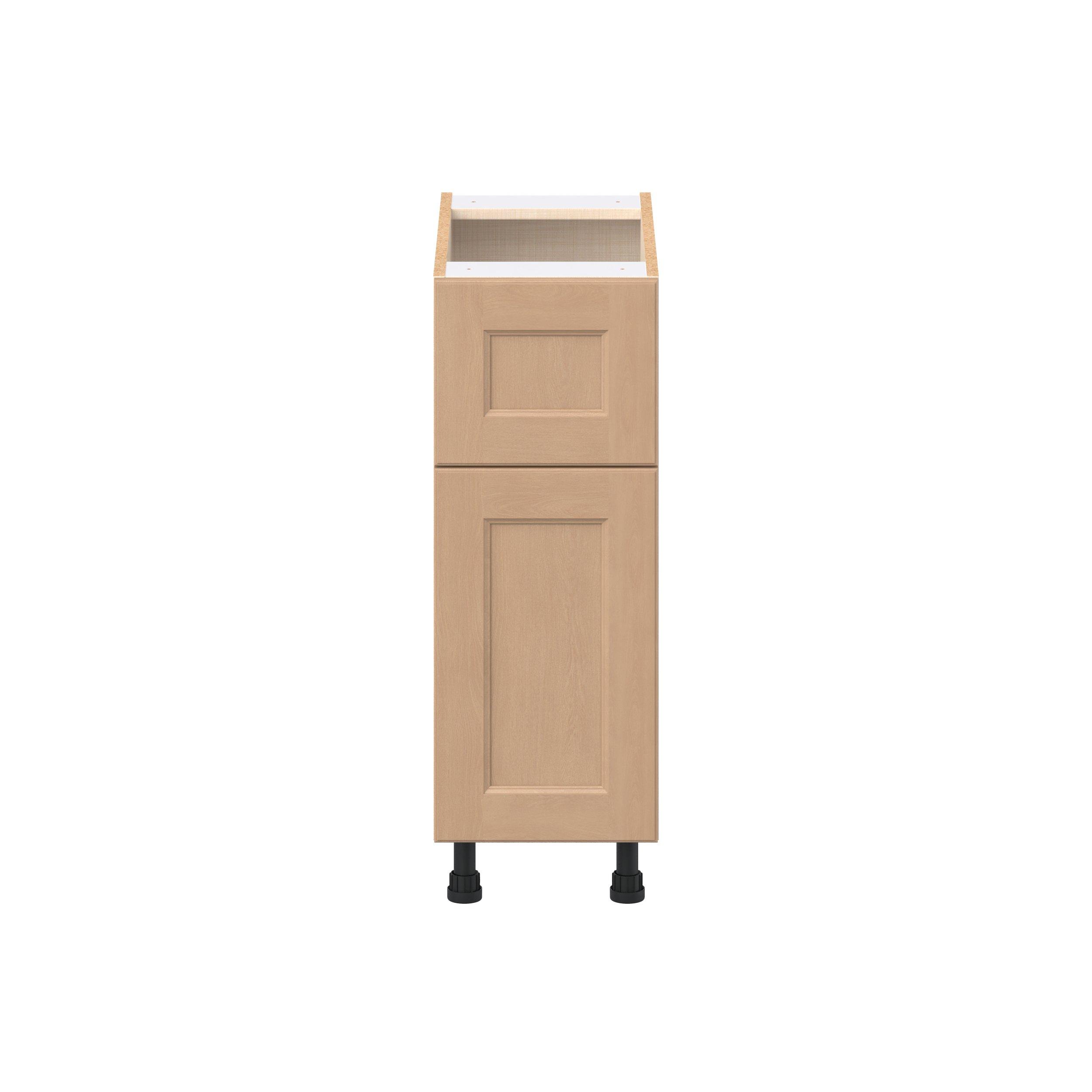 Sugarhill 12 in. Stained Sugar Cookie Door and Drawer Base Cabinet