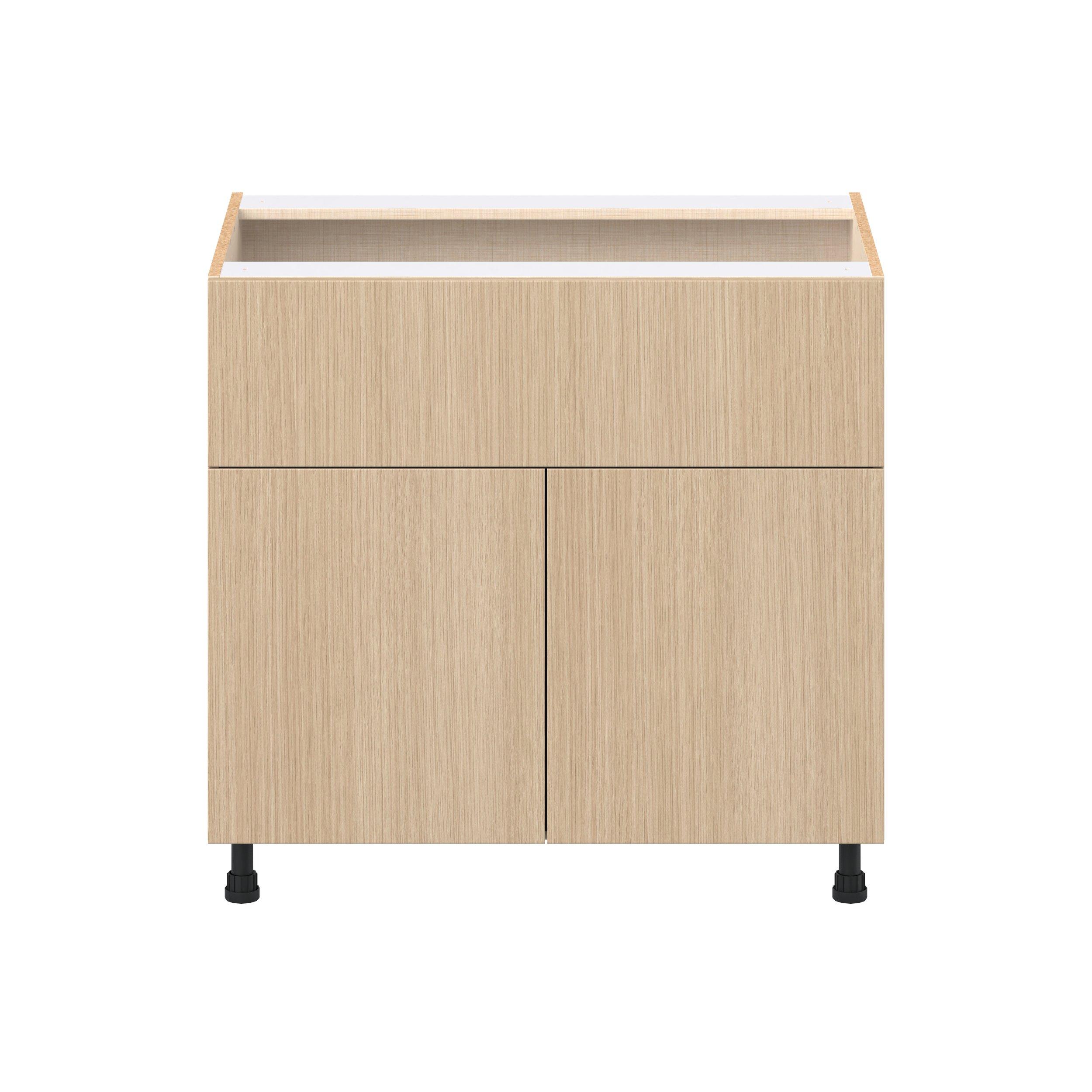 Glenwood 36 in. Mojavi Oak Door and Drawer Base Cabinet