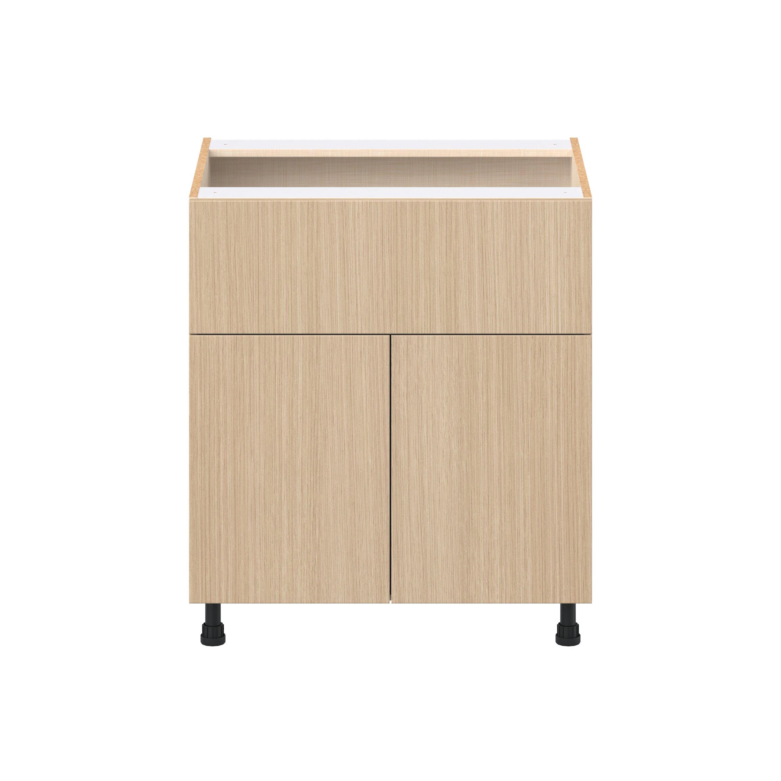 Glenwood 30 in. Mojavi Oak Door and Drawer Base Cabinet