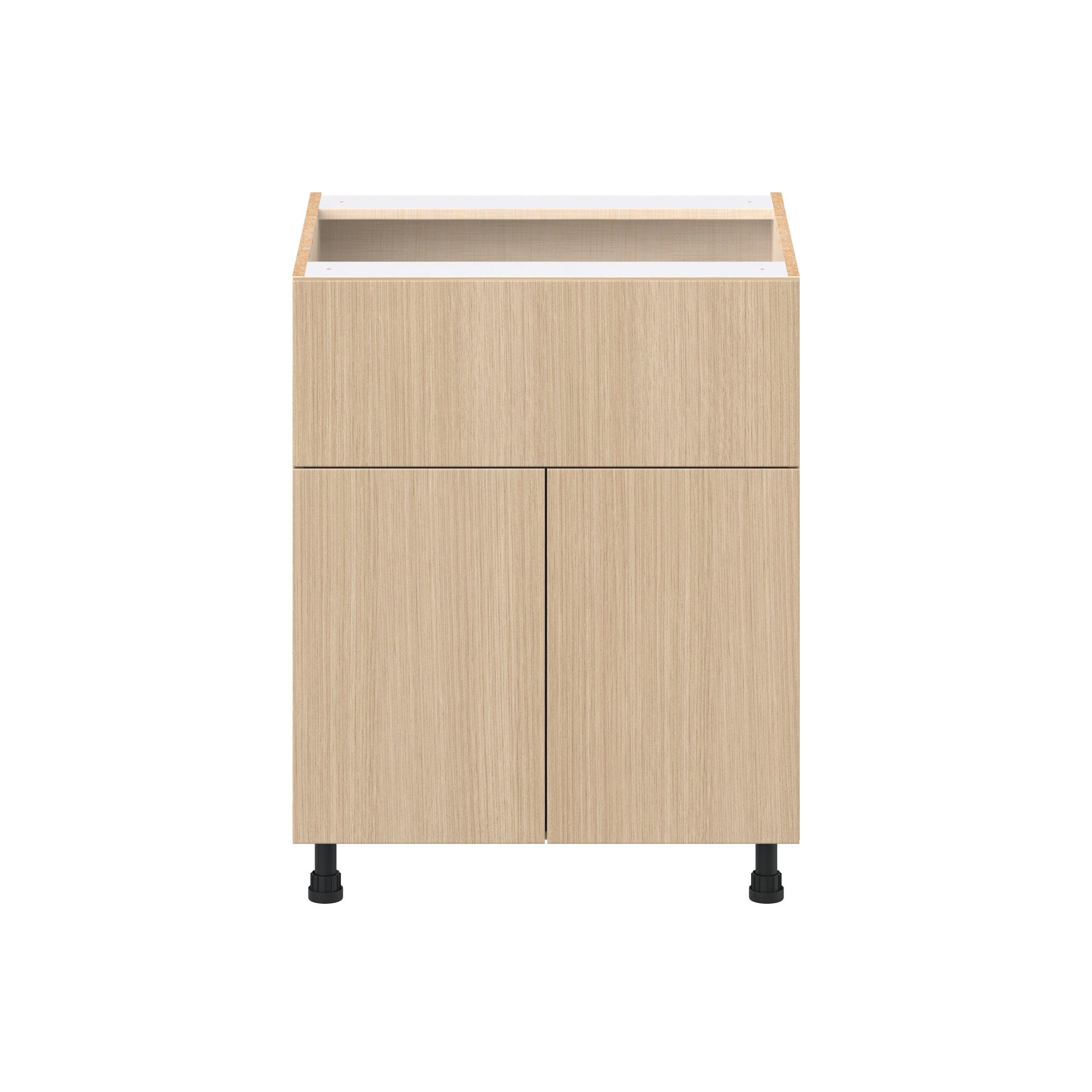 Glenwood 27 in. Mojavi Oak Door and Drawer Base Cabinet
