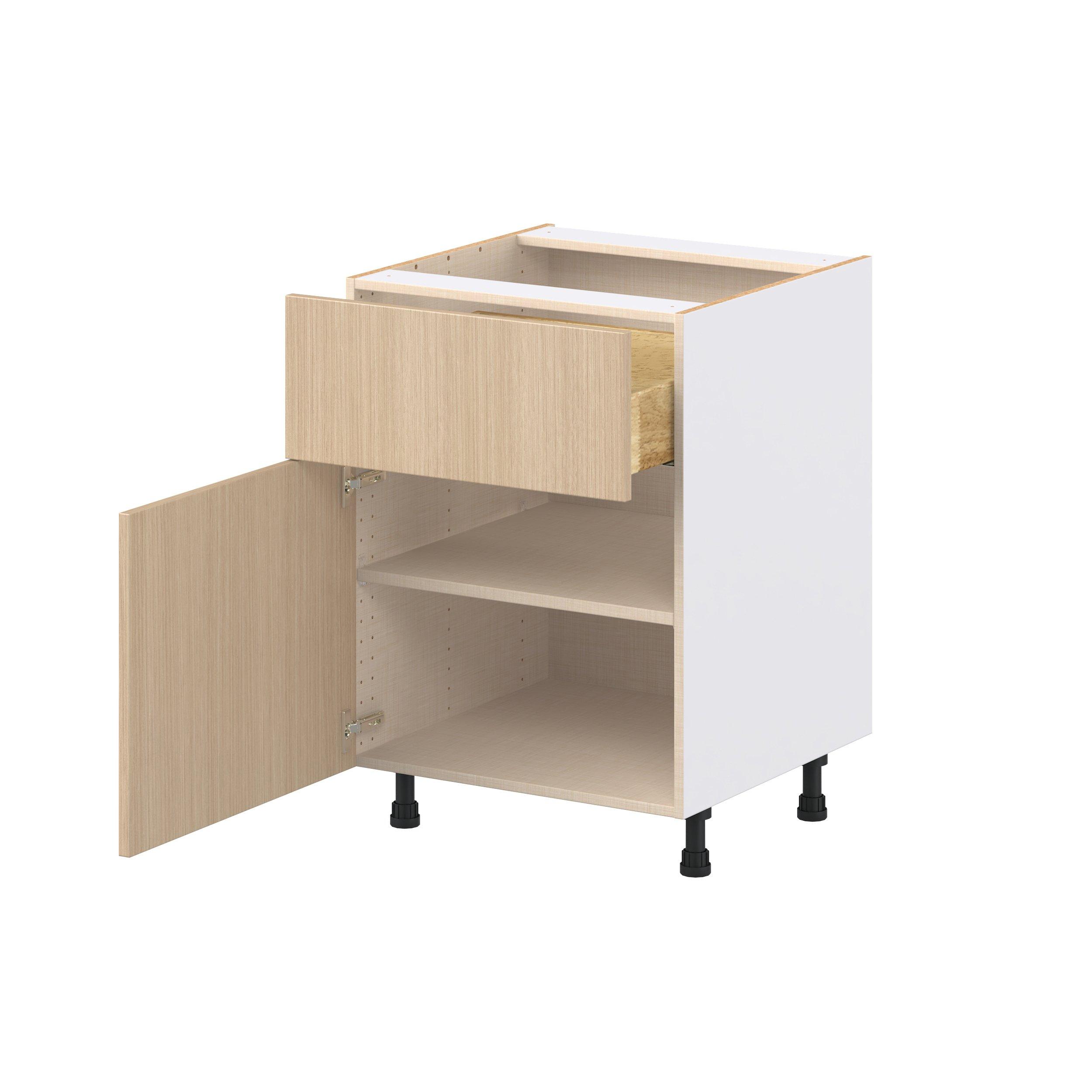 Glenwood 24 in. Mojavi Oak Door and Drawer Base Cabinet