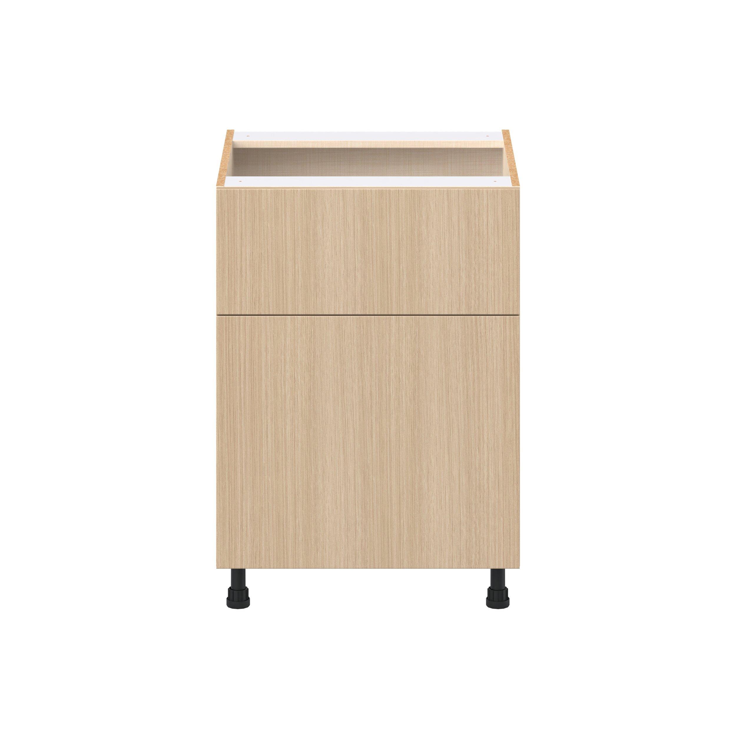 Glenwood 24 in. Mojavi Oak Door and Drawer Base Cabinet