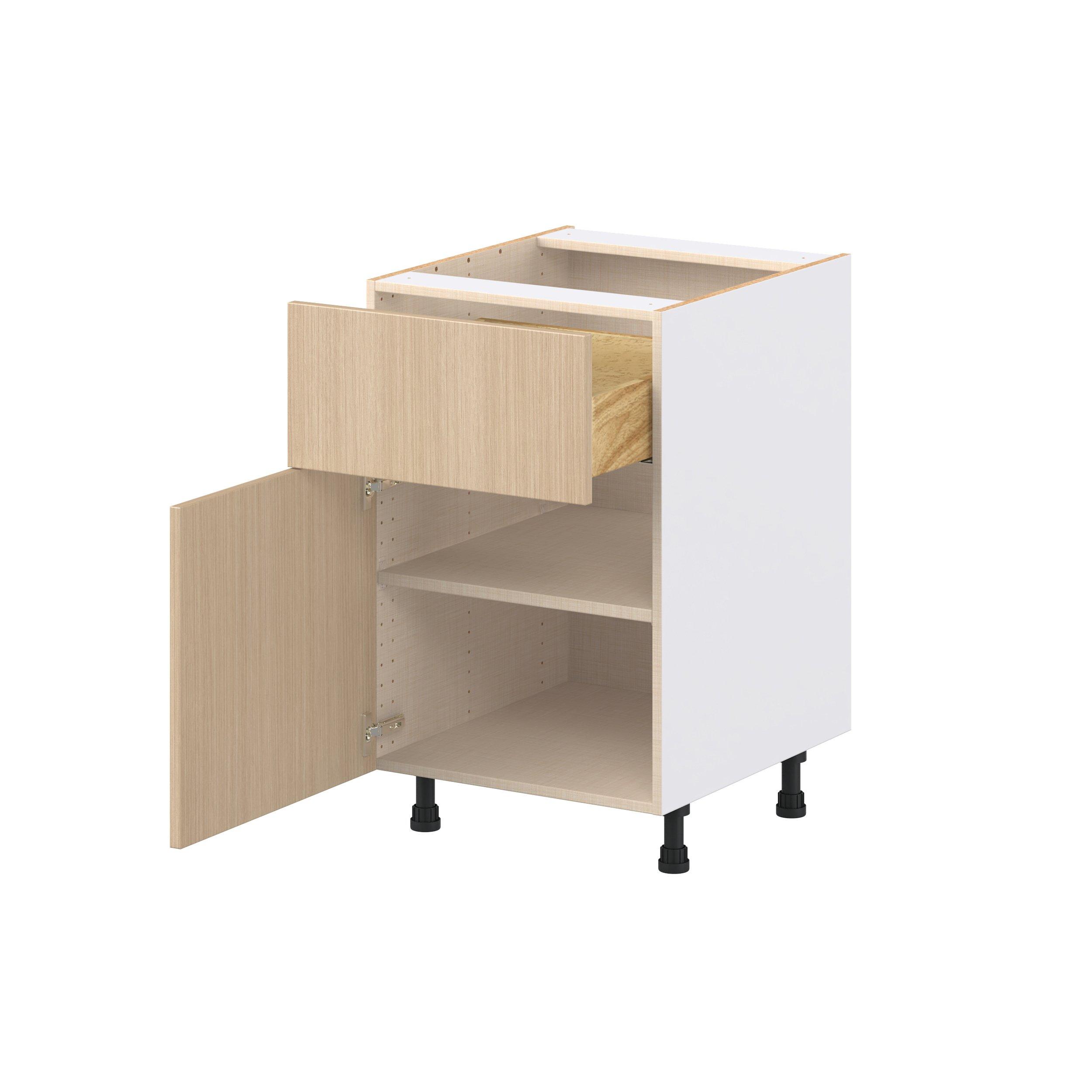 Glenwood 21 in. Mojavi Oak Door and Drawer Base Cabinet