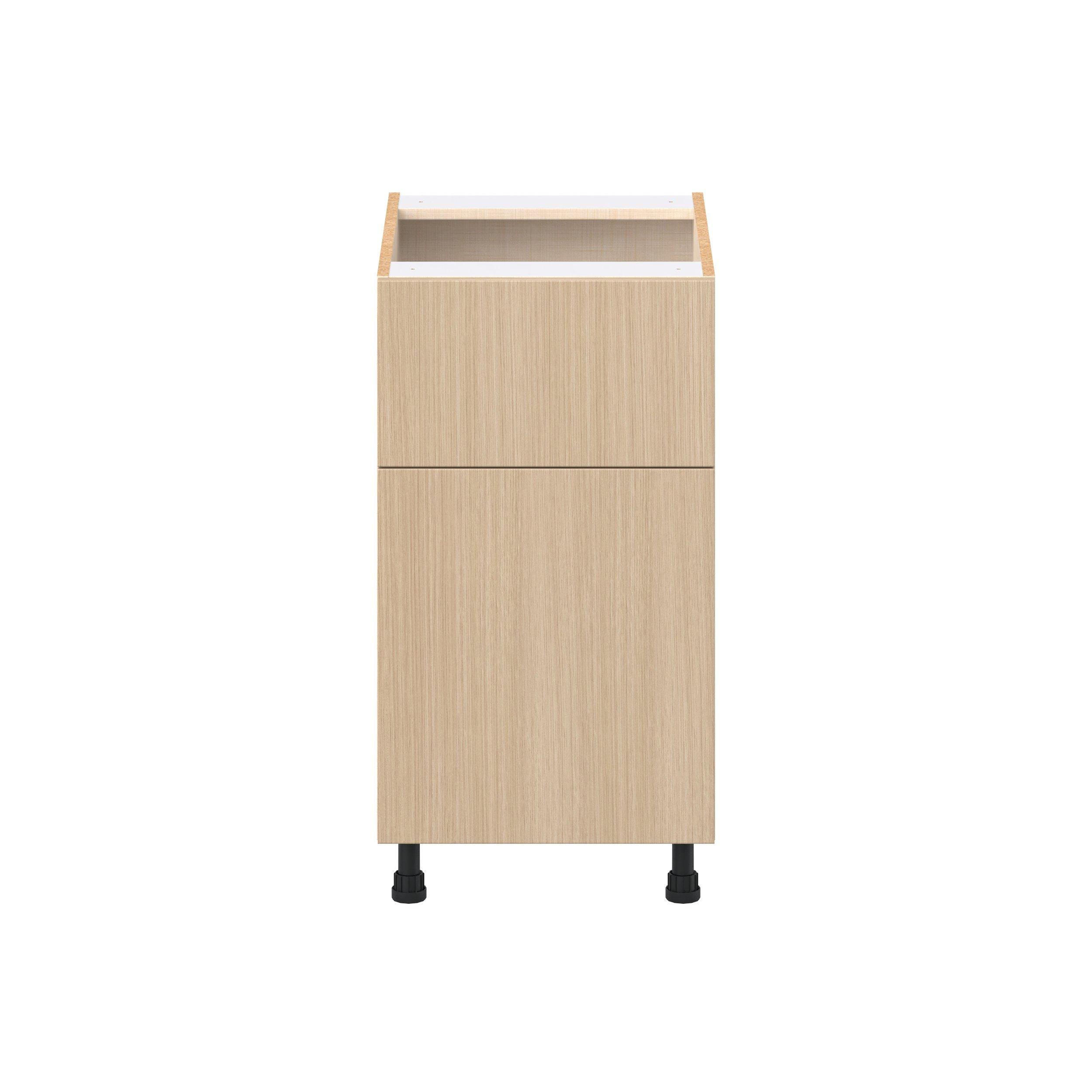 Glenwood 18 in. Mojavi Oak Door and Drawer Base Cabinet