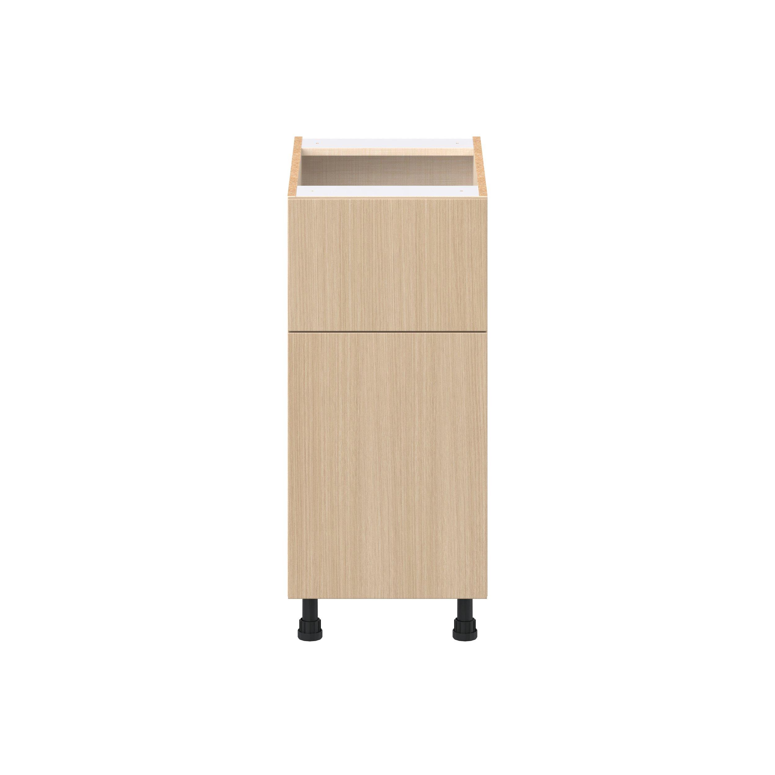 Glenwood 15 in. Mojavi Oak Door and Drawer Base Cabinet