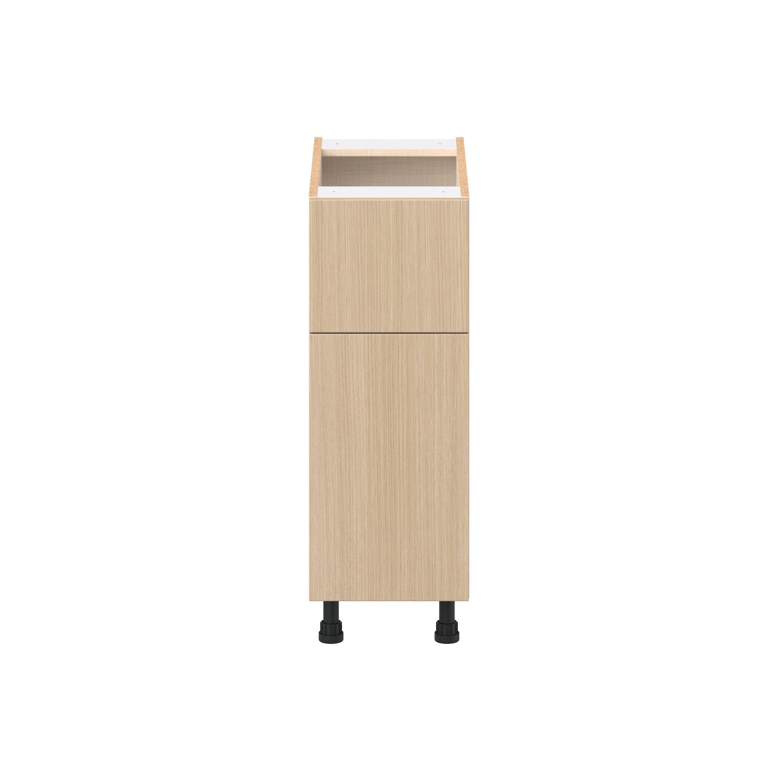 Glenwood 12 in. Mojavi Oak Door and Drawer Base Cabinet