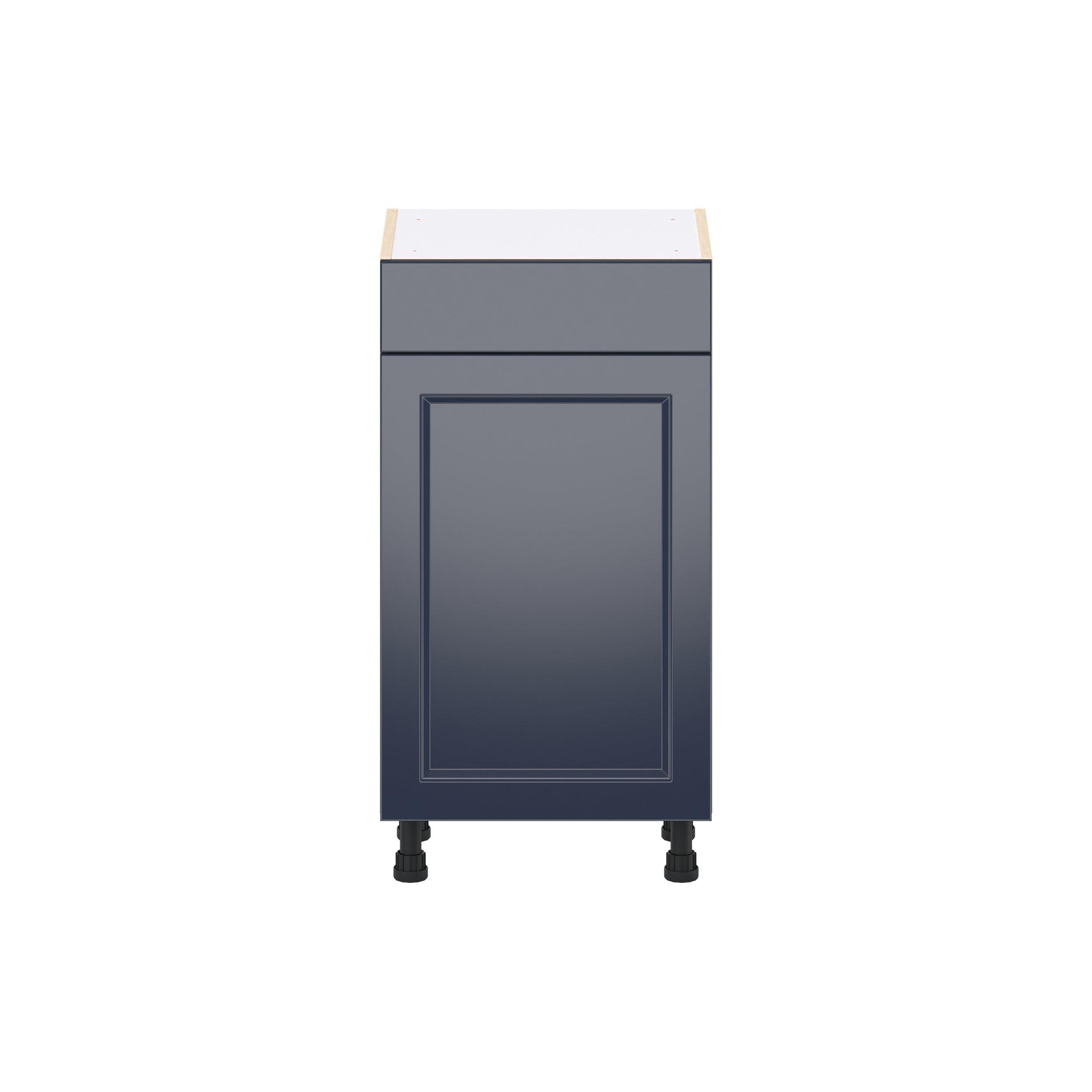 Peachtree 18 in. Painted Midnight Blue Shallow Base Cabinet