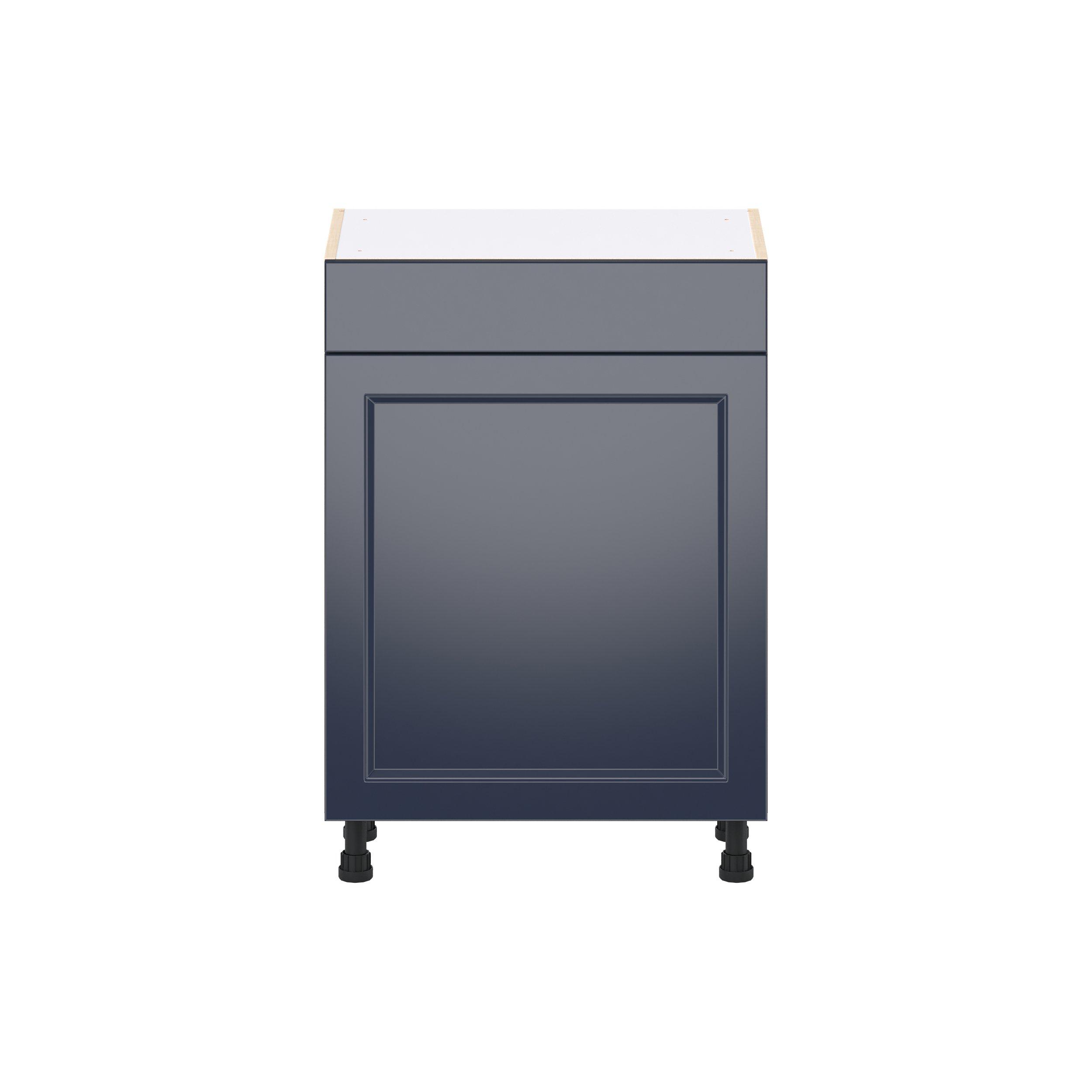 Peachtree 24 in. Painted Midnight Blue Shallow Base Cabinet