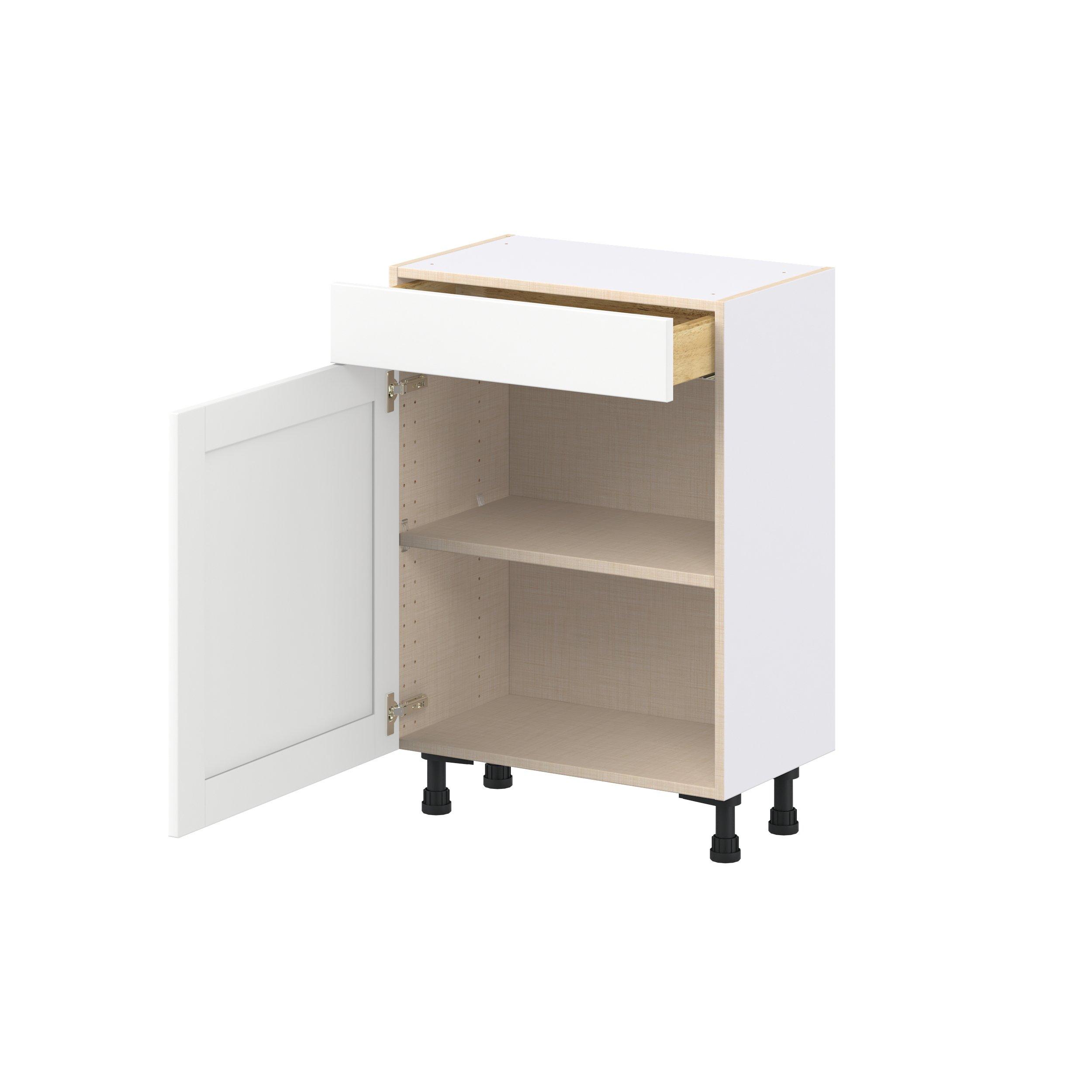 Summerhill 1 Door 1 Drawer Shallow Base Door and Drawer Cabinet