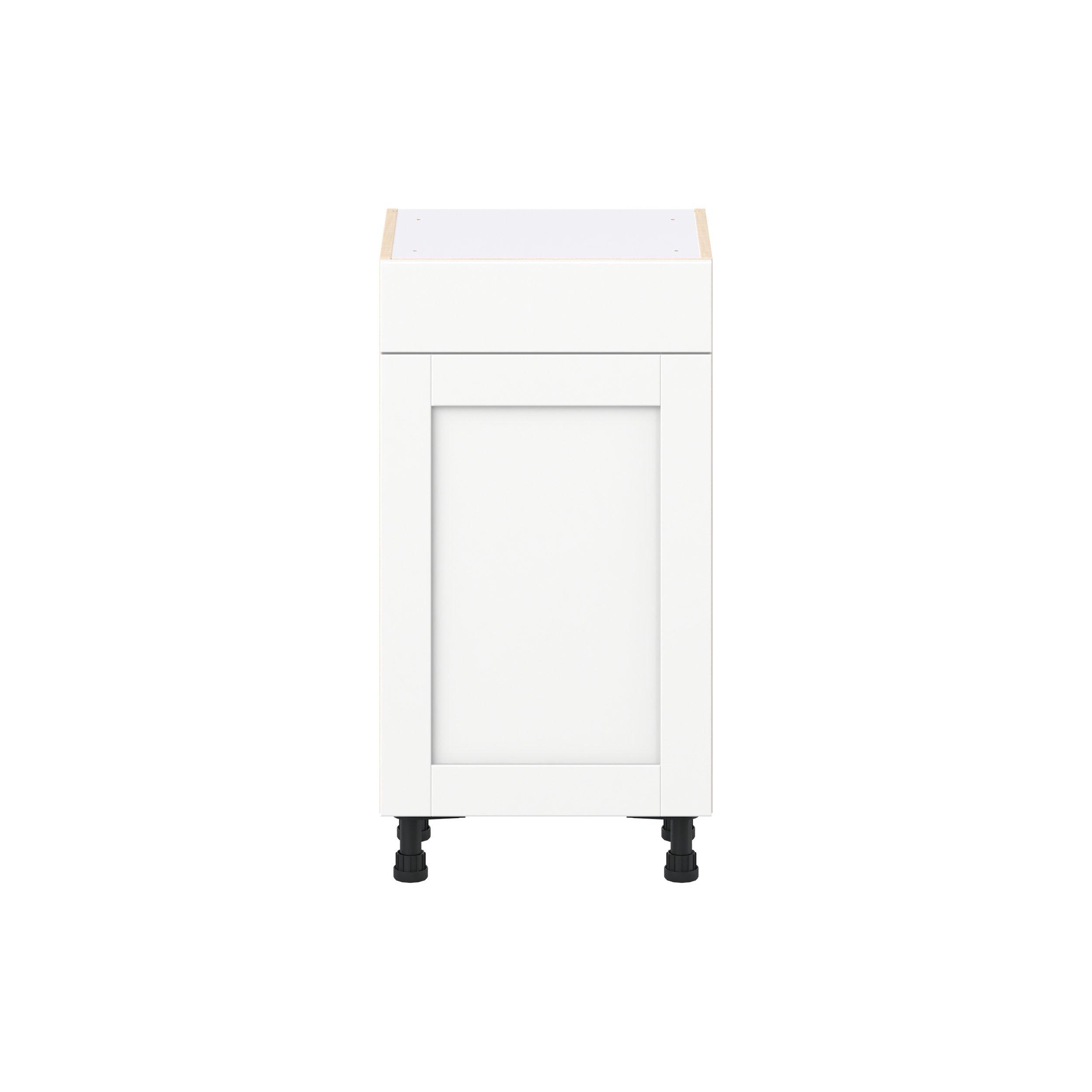 Summerhill 18 in. Bright White Shallow Base Cabinet