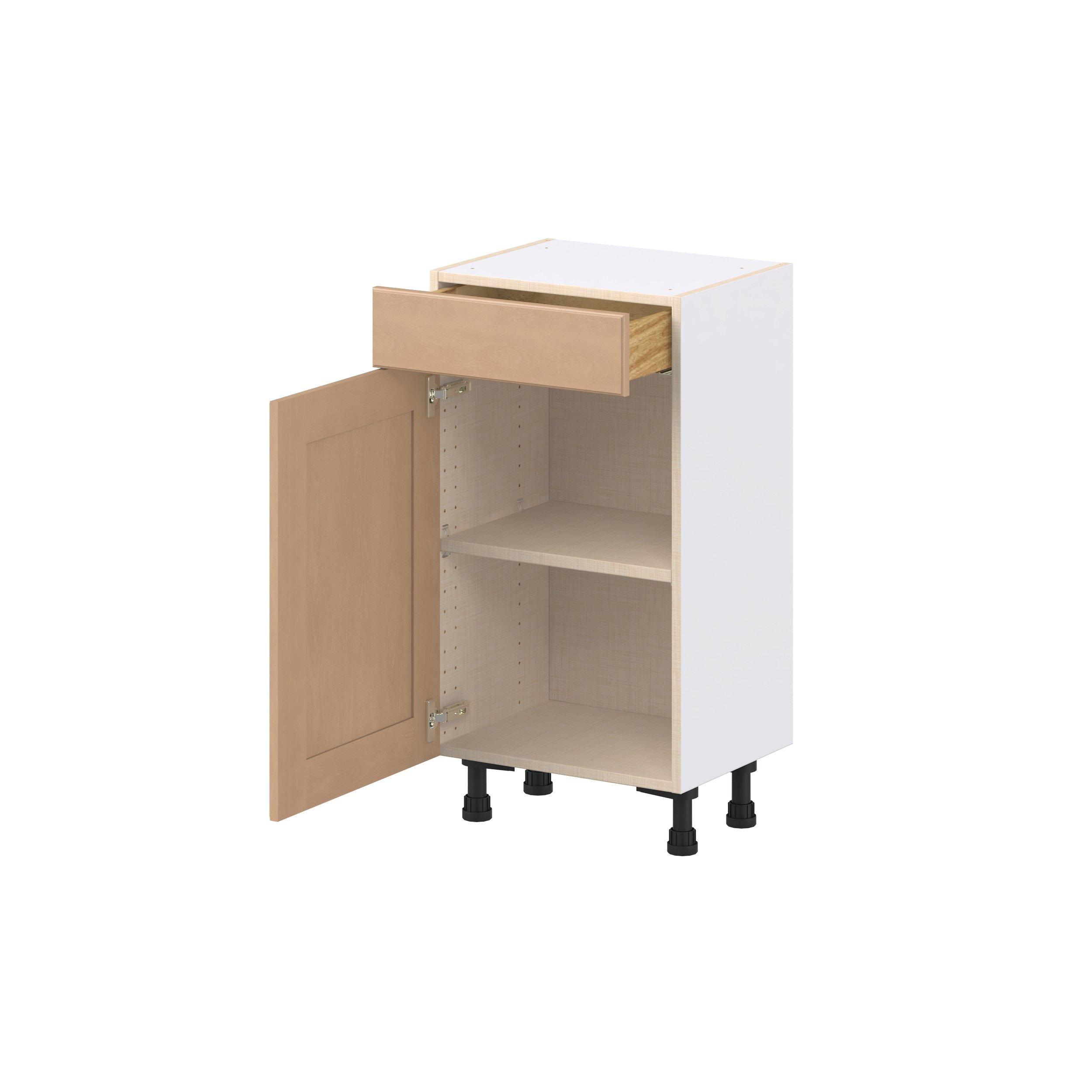 Sugarhill 18 in. Stained Sugar Cookie Shallow Base Cabinet