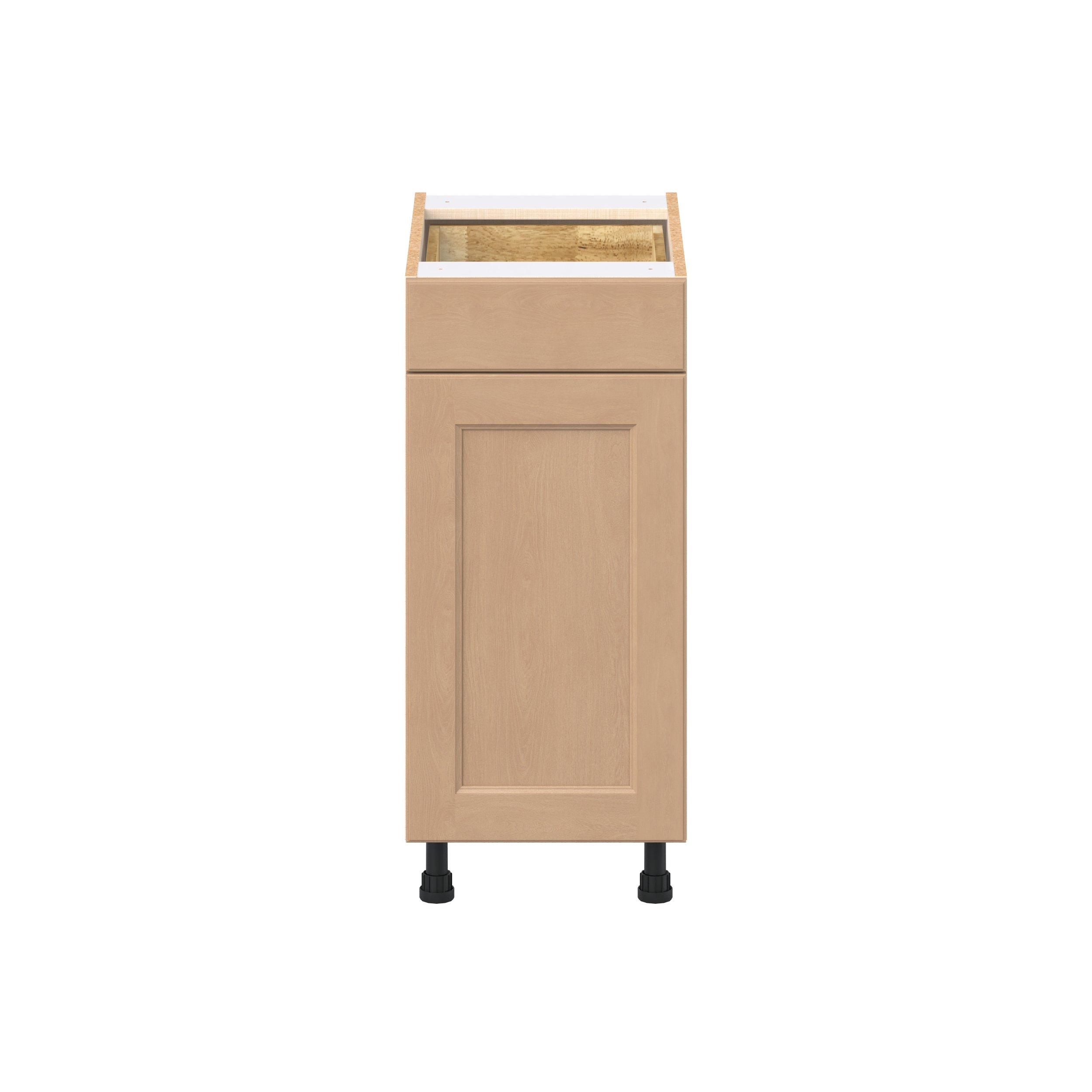 Sugarhill 15 in. Stained Sugar Cookie Door and Drawer Base Cabinet