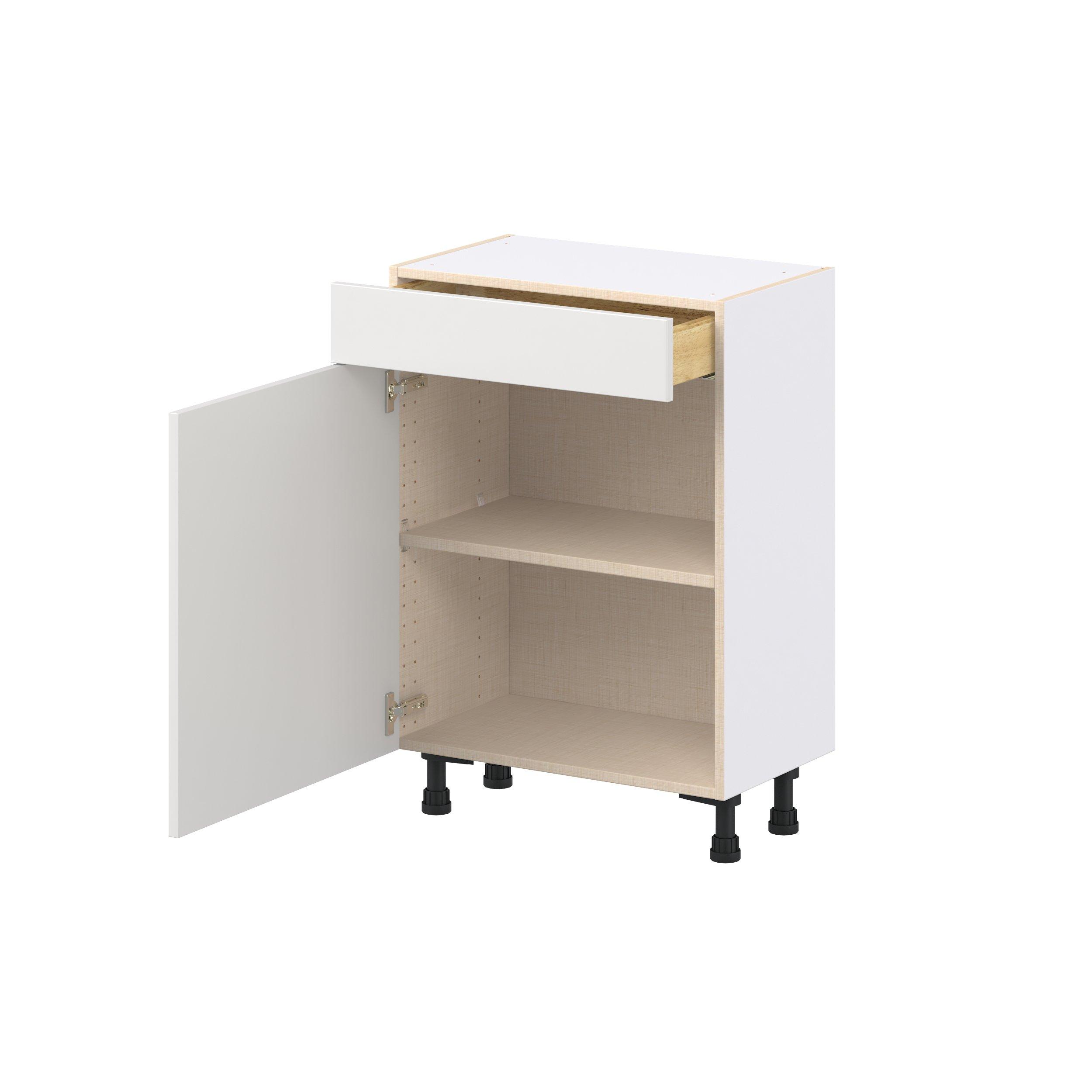 Candler 1 Door 1 Drawer Shallow Base Door and Drawer Cabinet