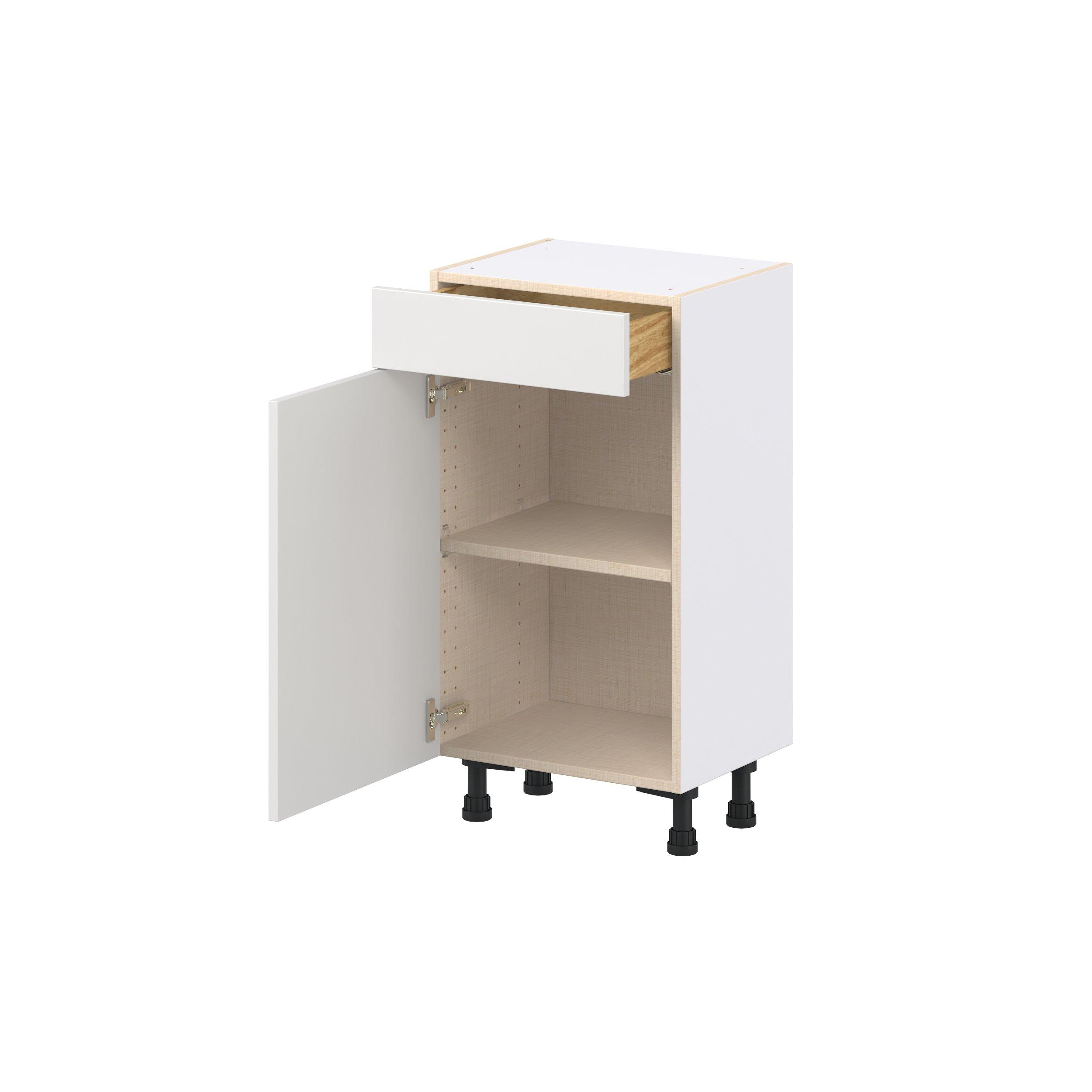 Candler 1 Door 1 Drawer Shallow Base Door and Drawer Cabinet