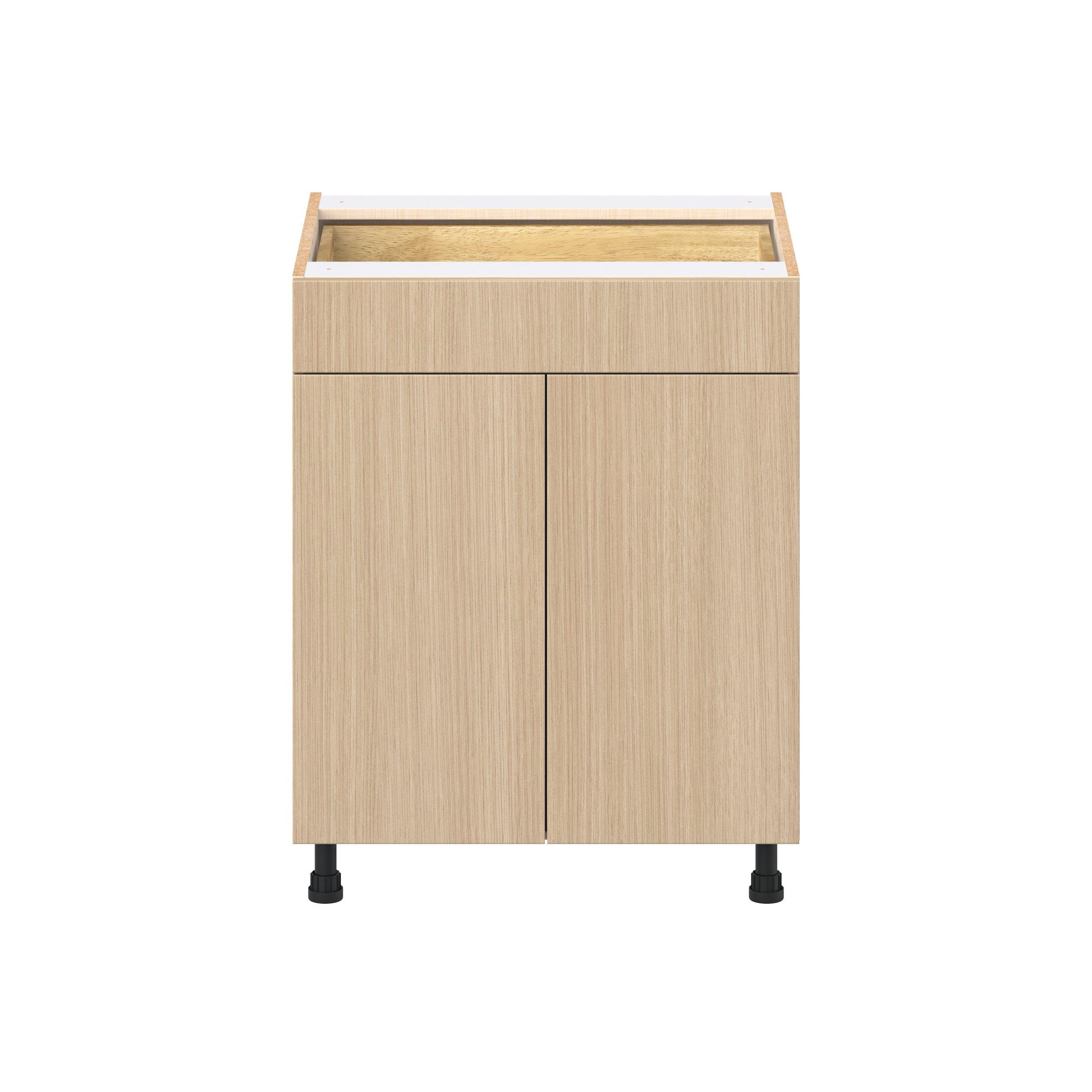 Glenwood 27 in. Mojavi Oak Door and Drawer Base Cabinet