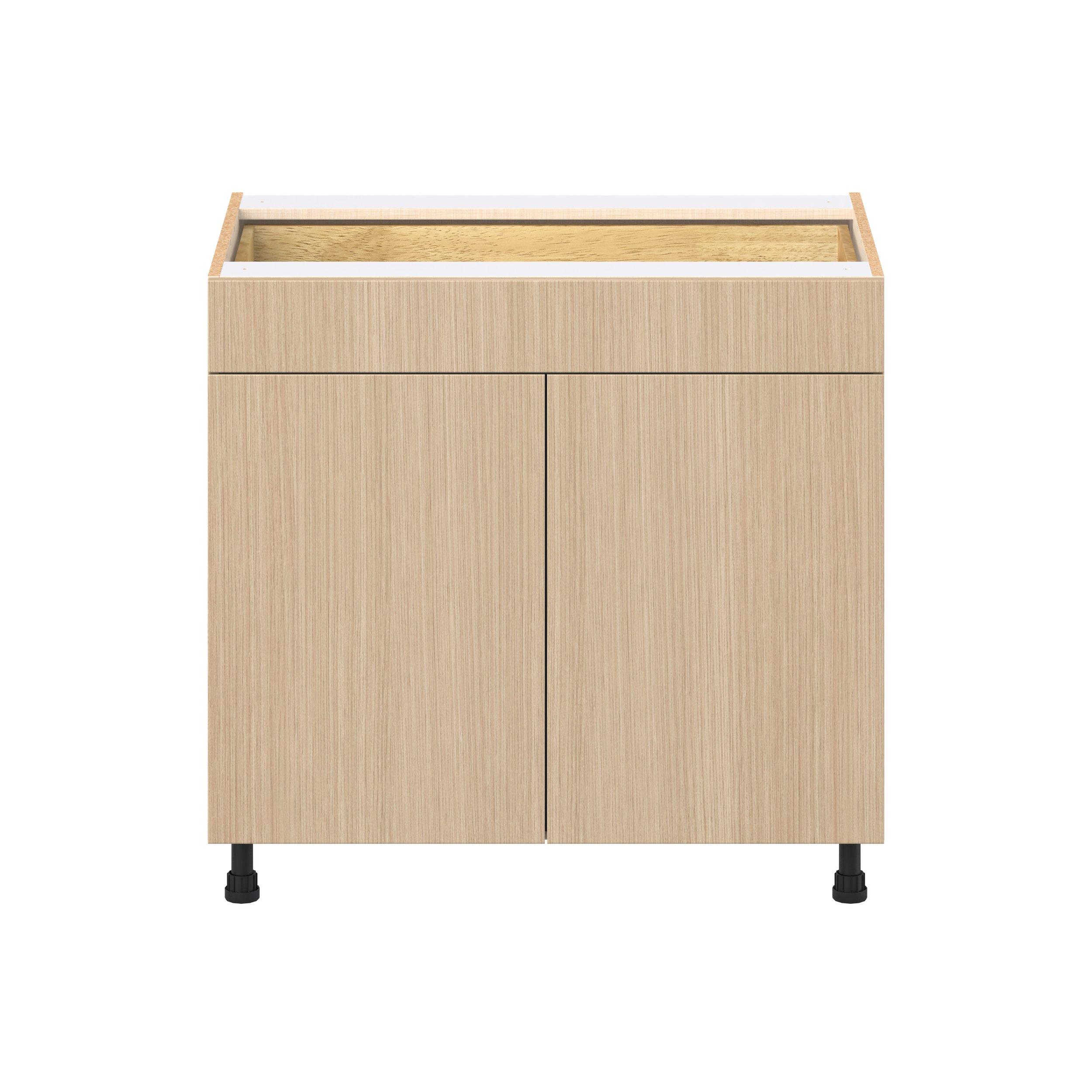 Glenwood 36 in. Mojavi Oak Door and Drawer Base Cabinet