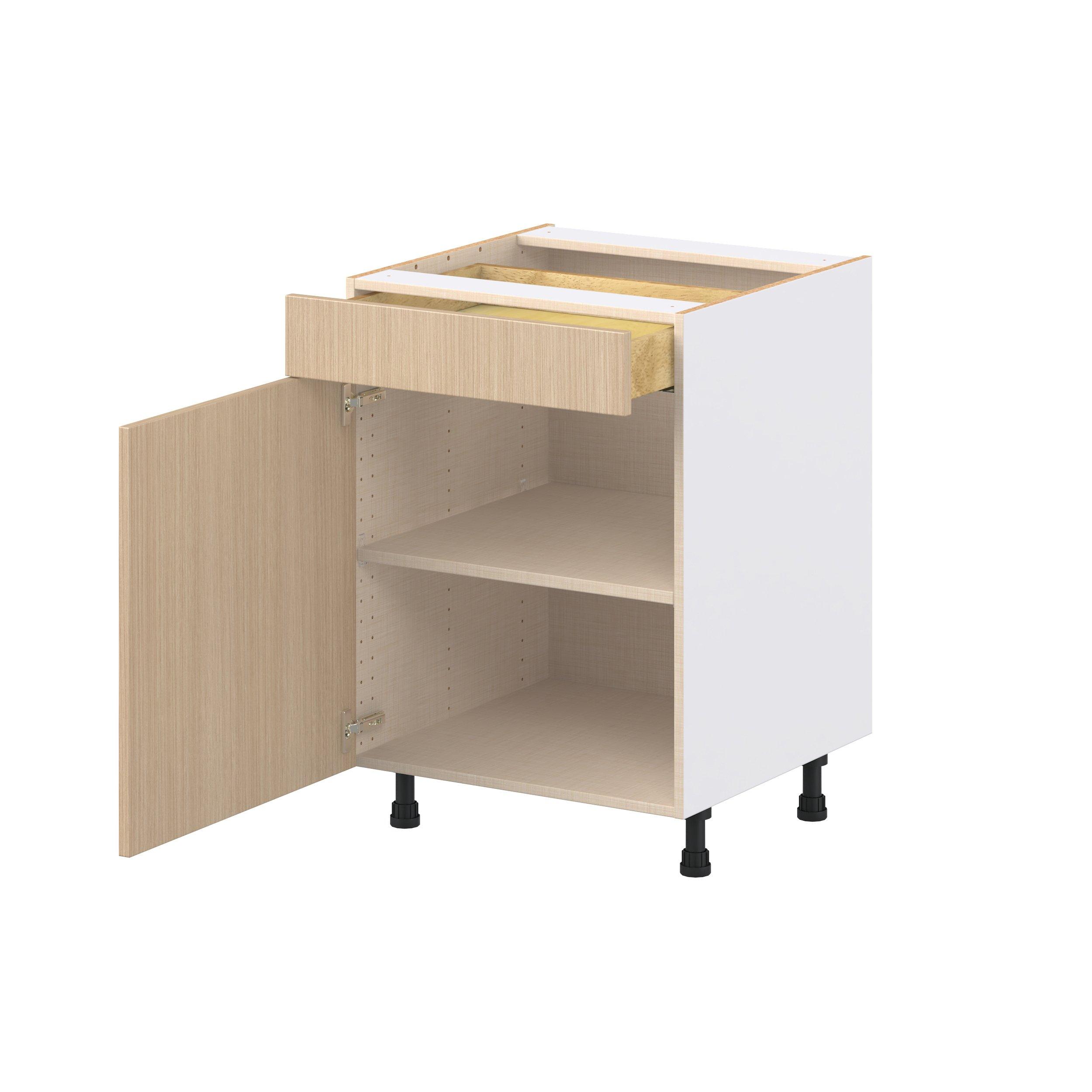 Glenwood 24 in. Mojavi Oak Door and Drawer Base Cabinet