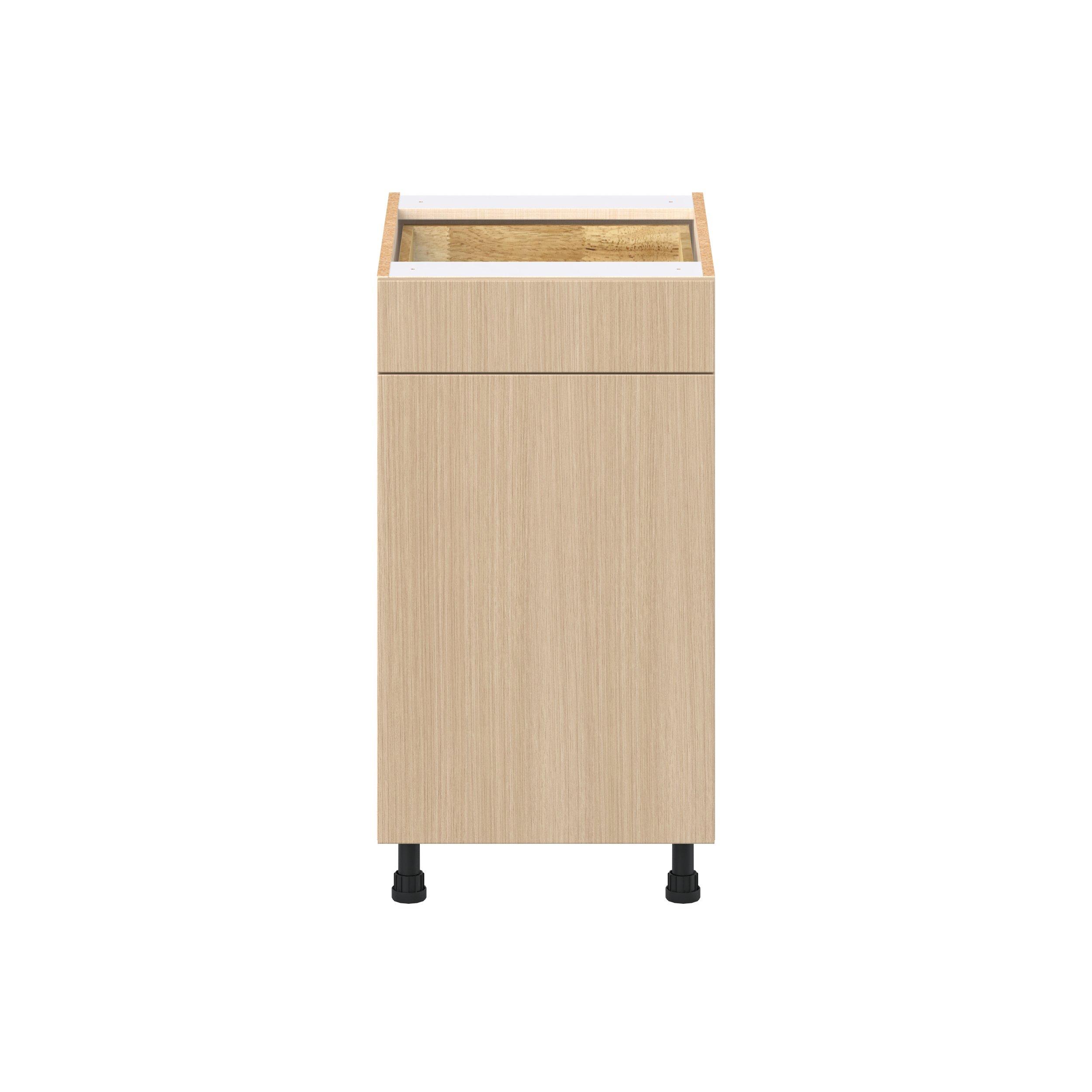 Glenwood 18 in. Mojavi Oak Door and Drawer Base Cabinet