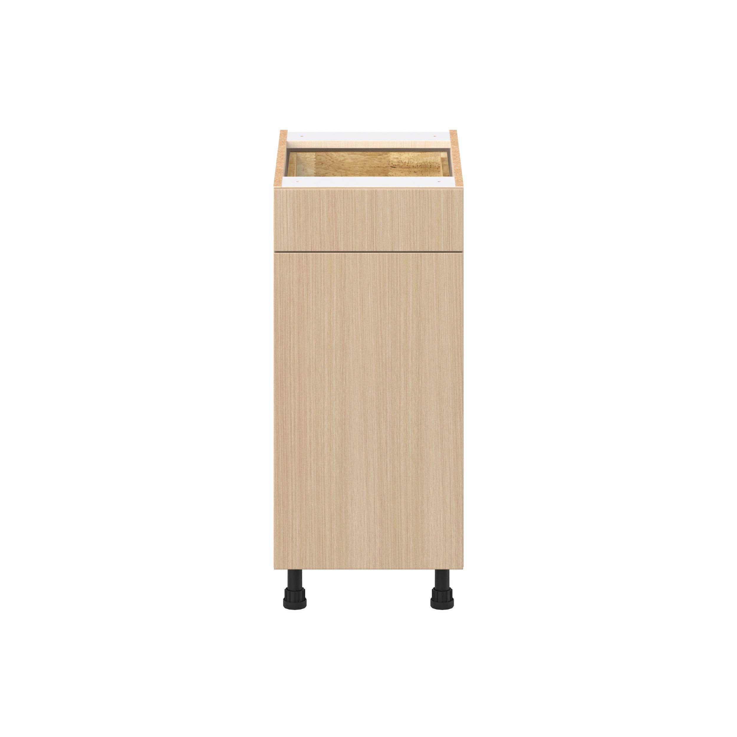 Glenwood 15 in. Mojavi Oak Door and Drawer Base Cabinet