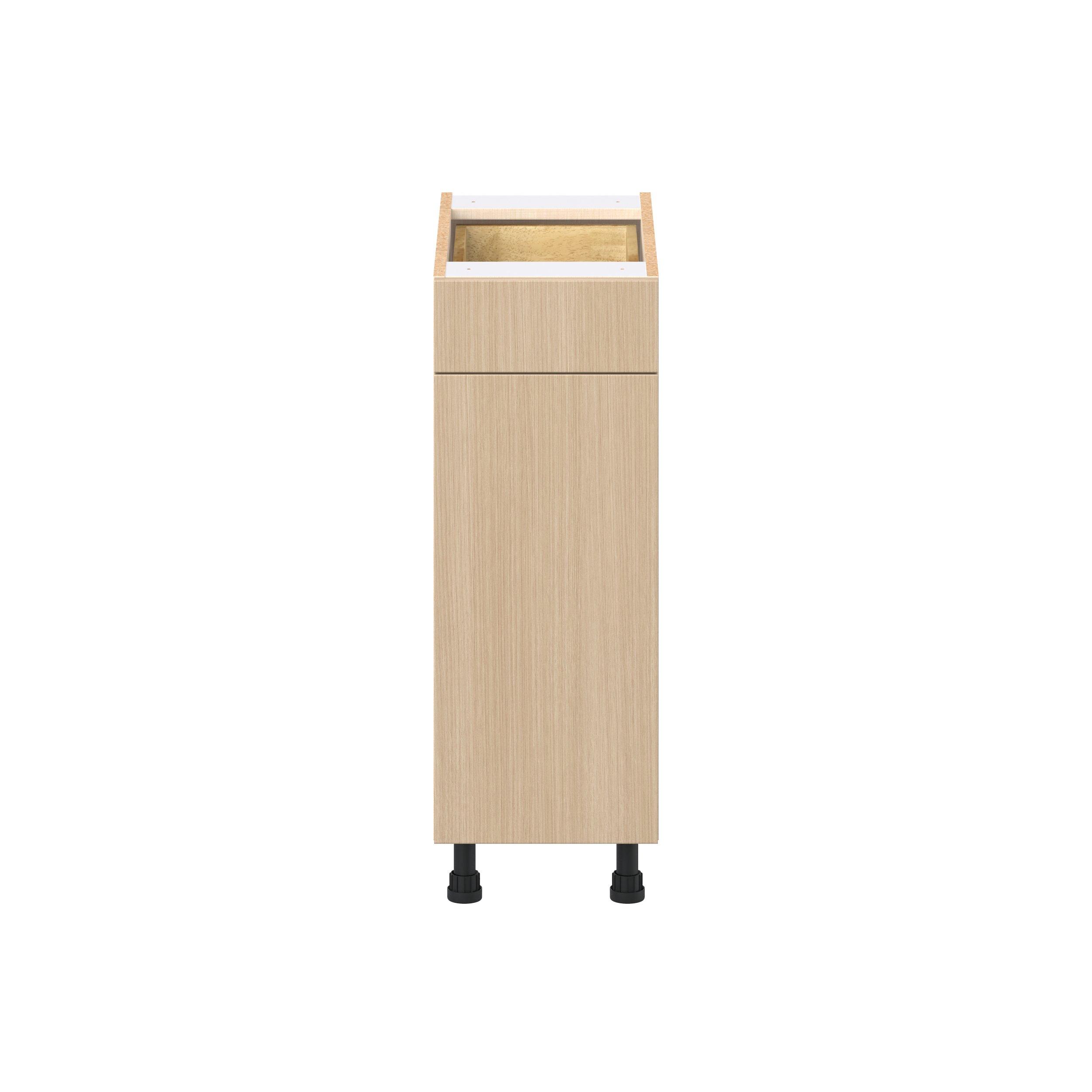 Glenwood 12 in. Mojavi Oak Door and Drawer Base Cabinet