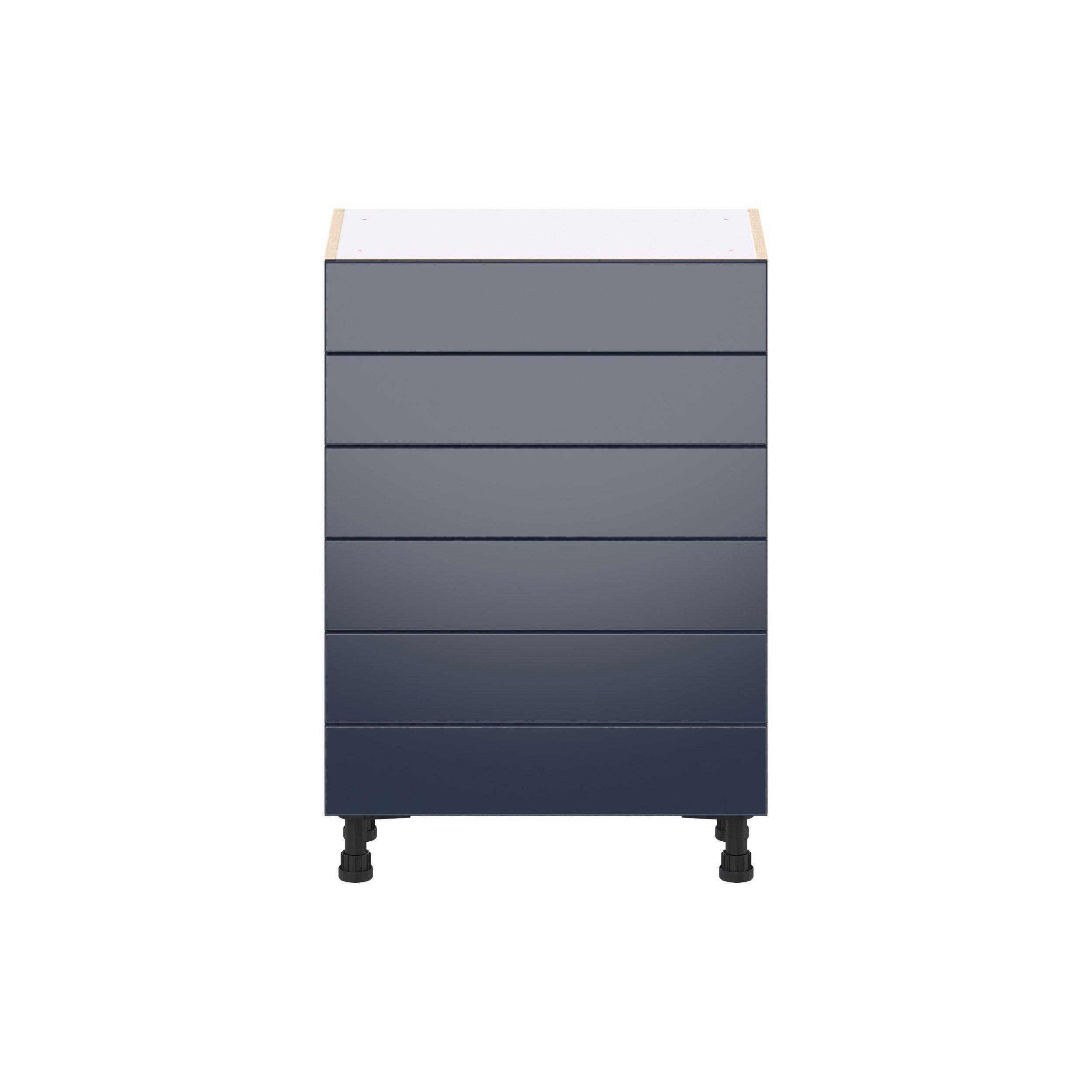 Peachtree 24 in. Painted Midnight Blue Shallow Base Cabinet