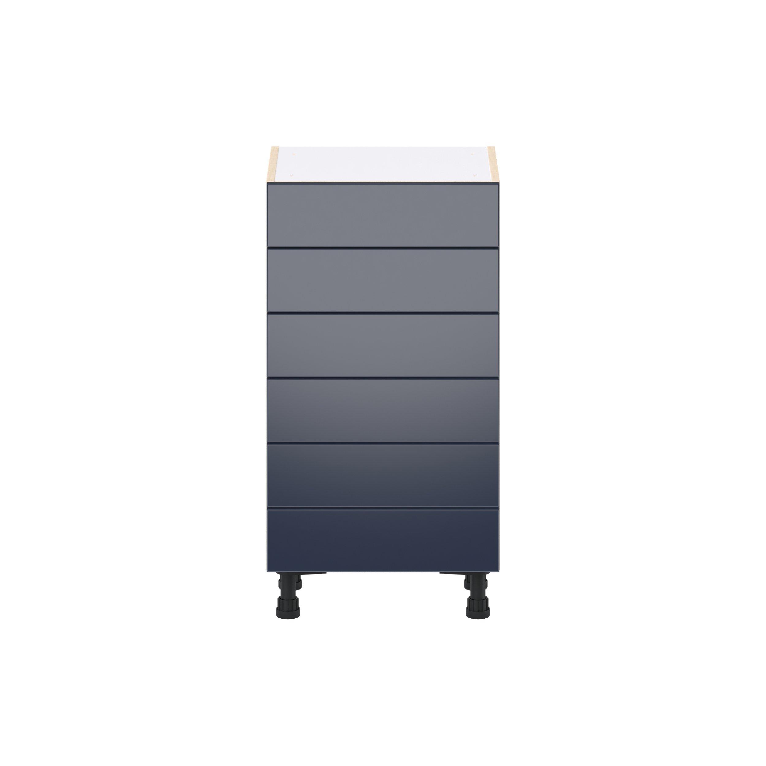 Peachtree 18 in. Painted Midnight Blue Shallow Base Cabinet
