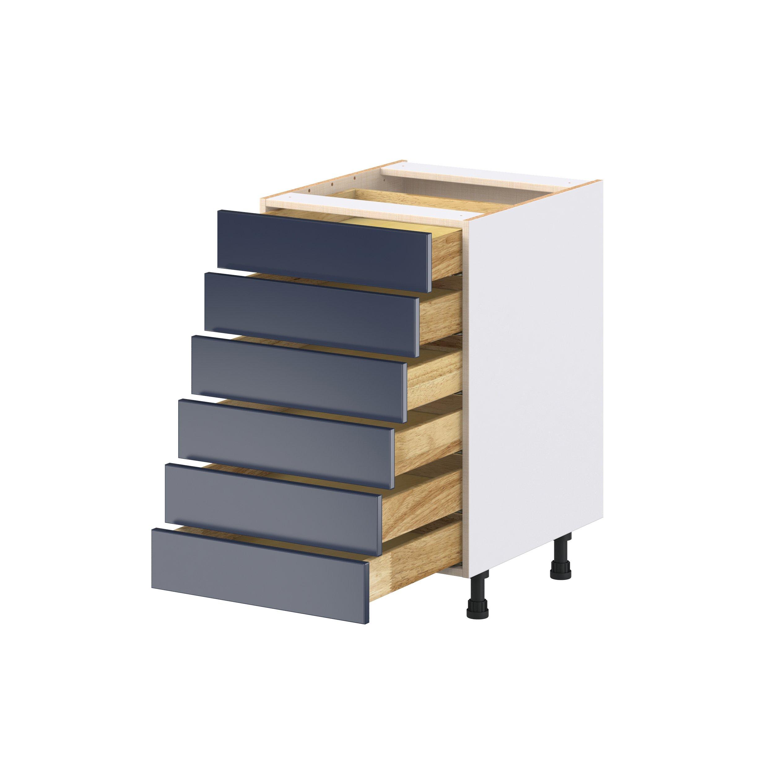 Peachtree 21 in. Painted Midnight Blue Drawer Base Cabinet
