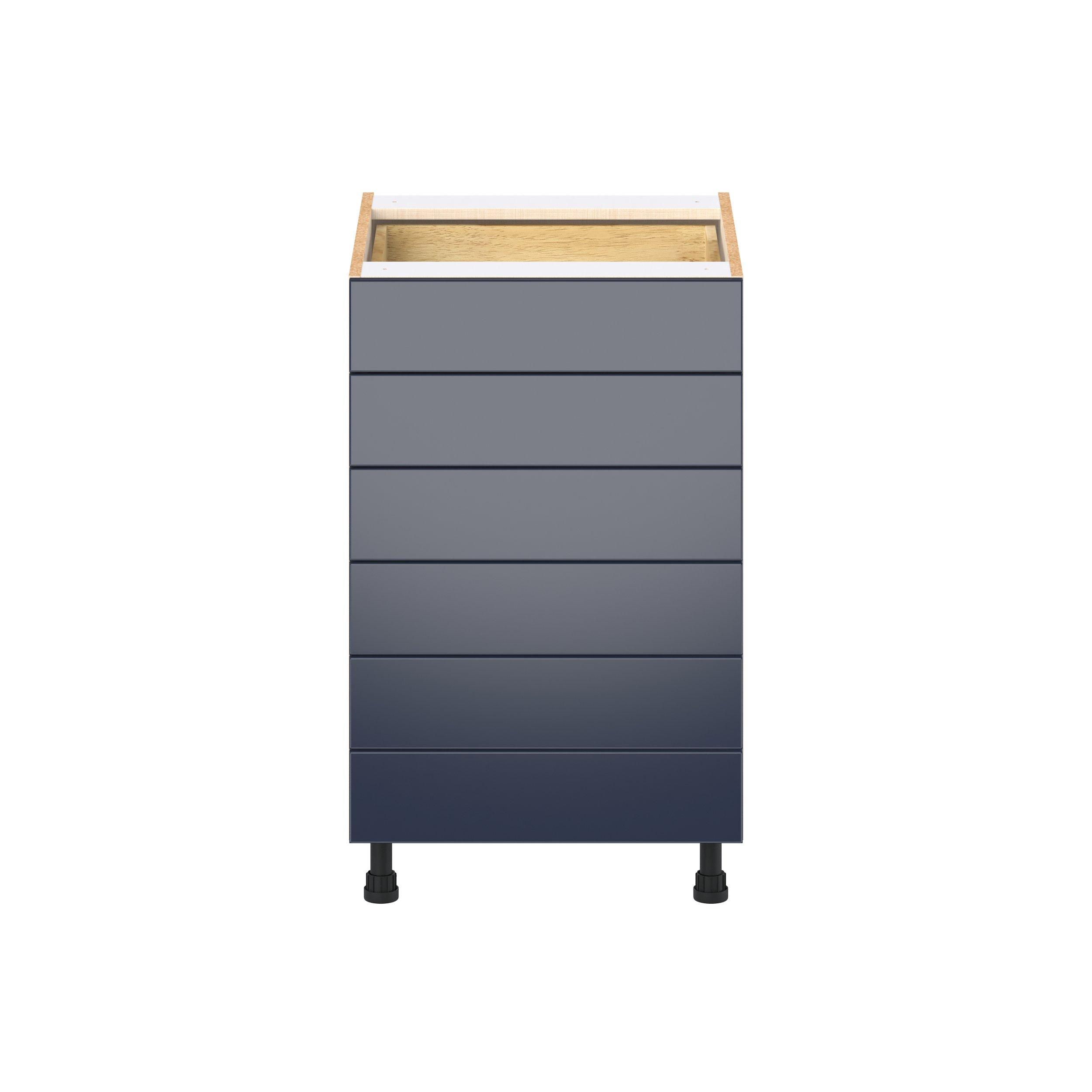 Peachtree 21 in. Painted Midnight Blue Drawer Base Cabinet