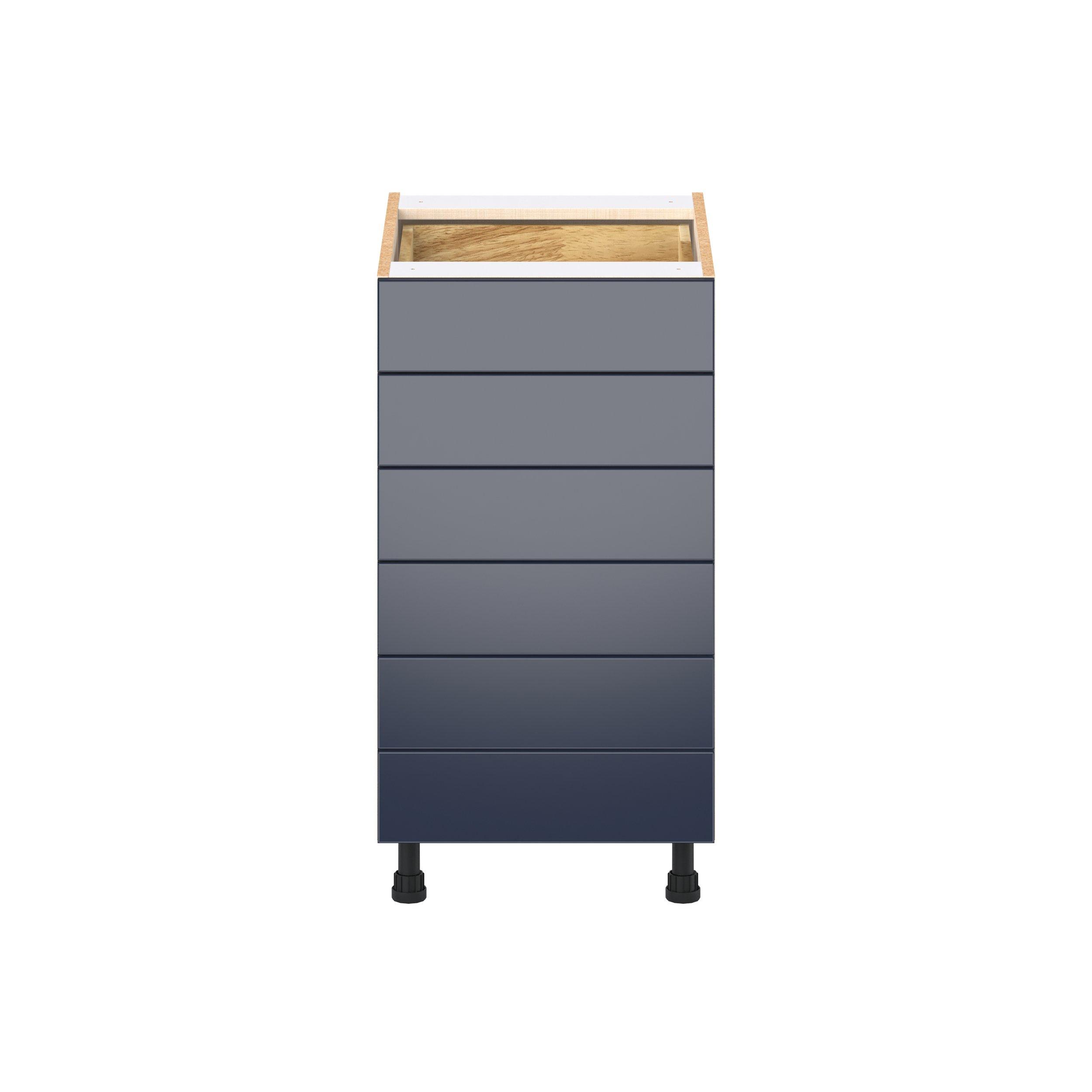Peachtree 18 in. Painted Midnight Blue Drawer Base Cabinet