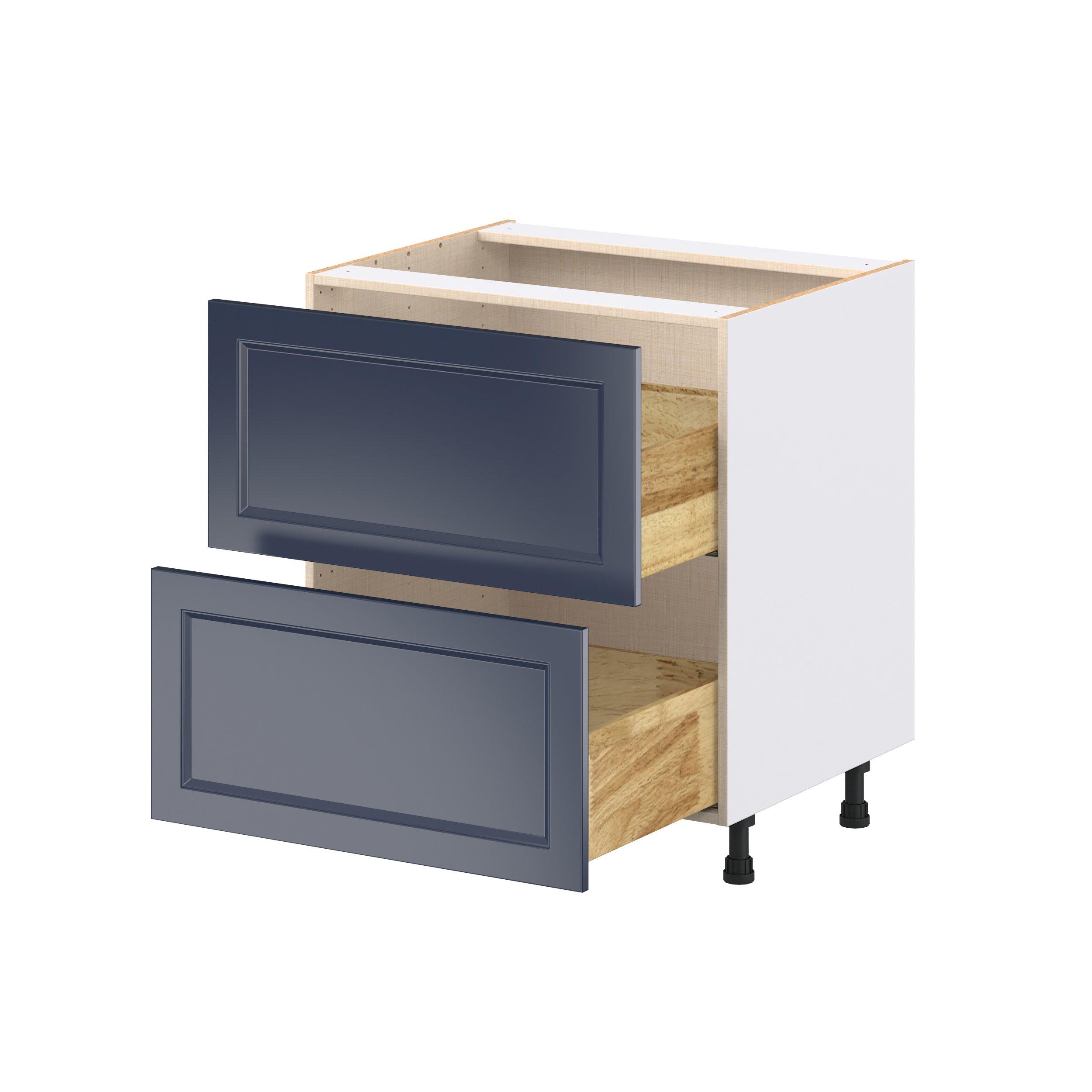 Peachtree 30 in. Painted Midnight Blue Drawer Base Cabinet