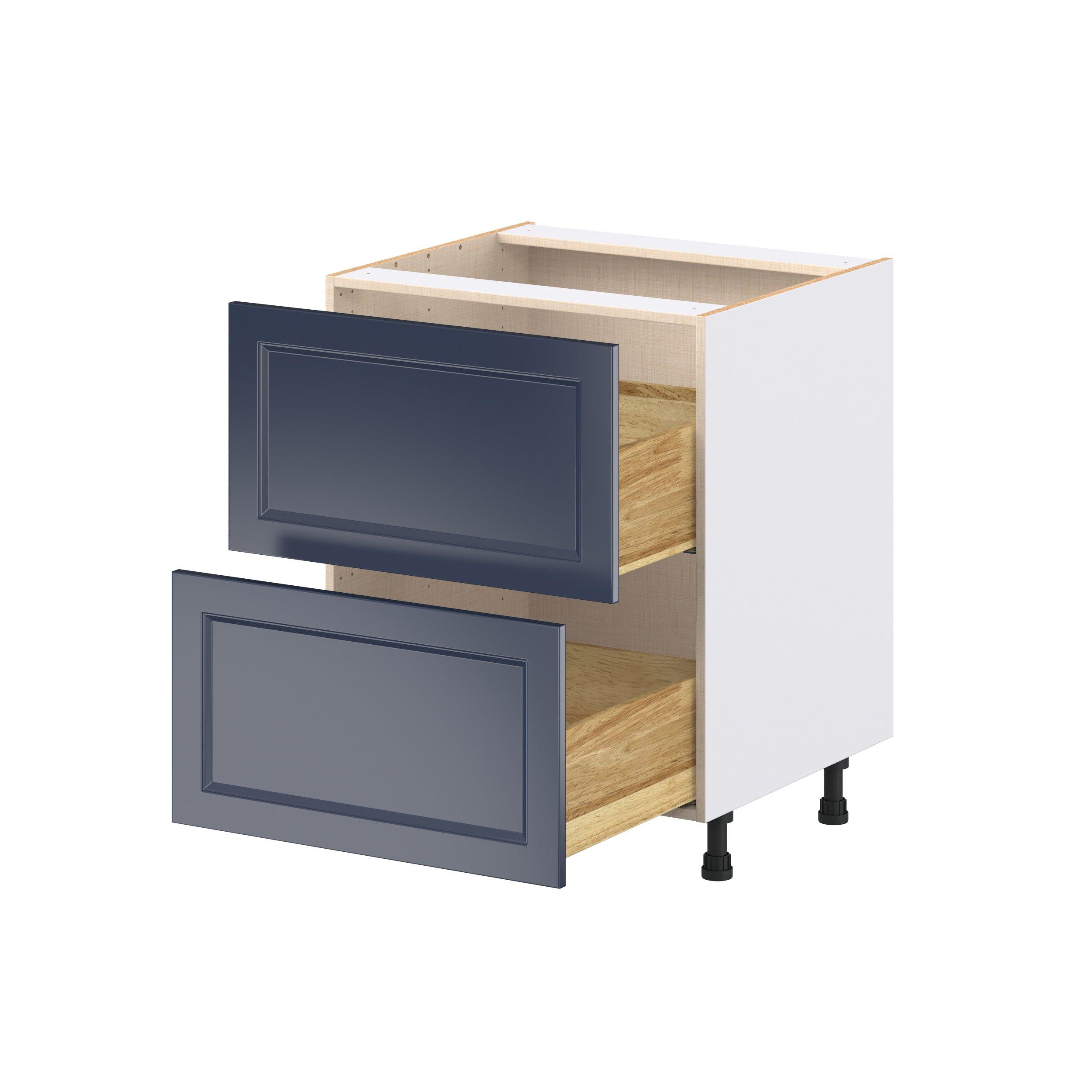 Peachtree 27 in. Painted Midnight Blue Drawer Base Cabinet