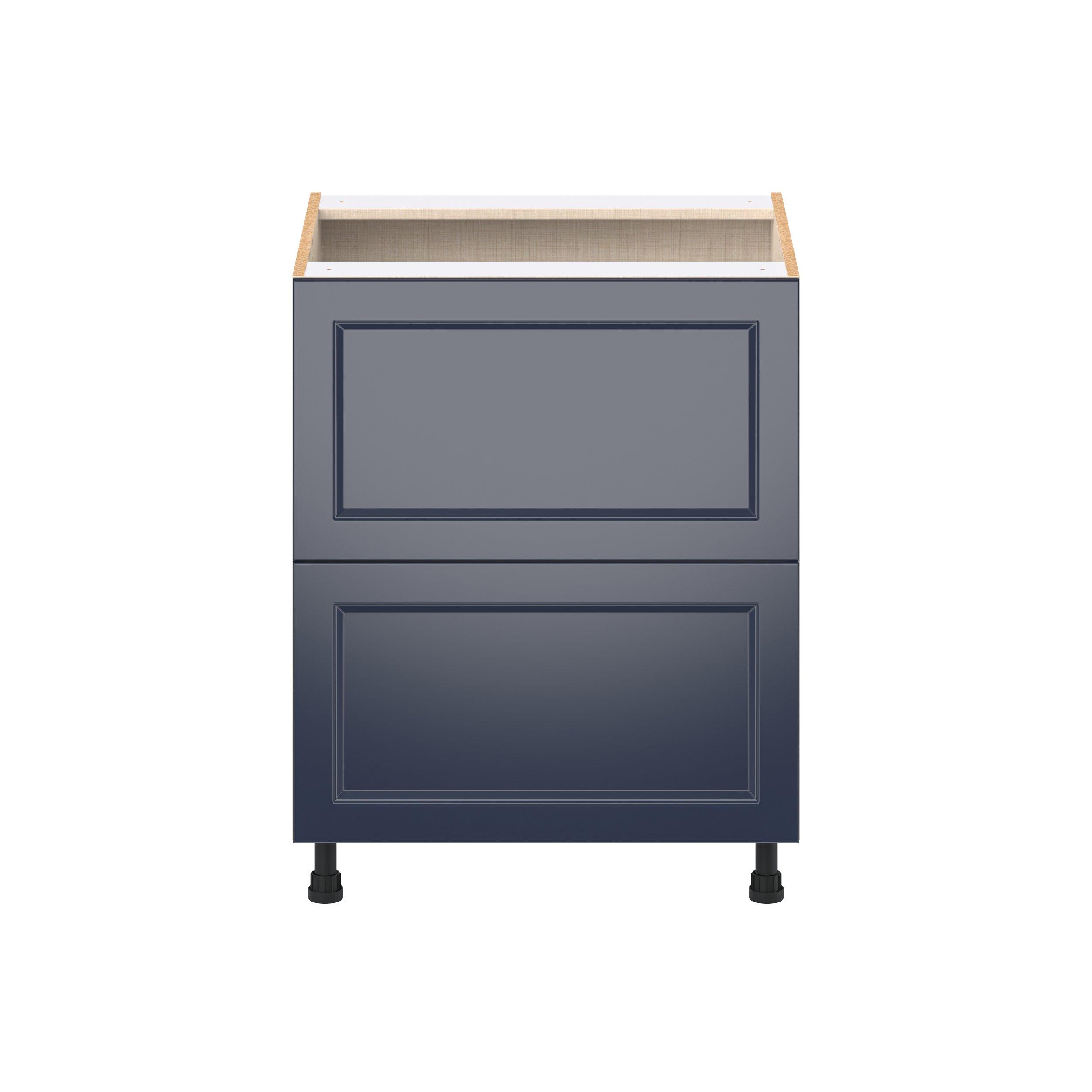 Peachtree 27 in. Painted Midnight Blue Drawer Base Cabinet