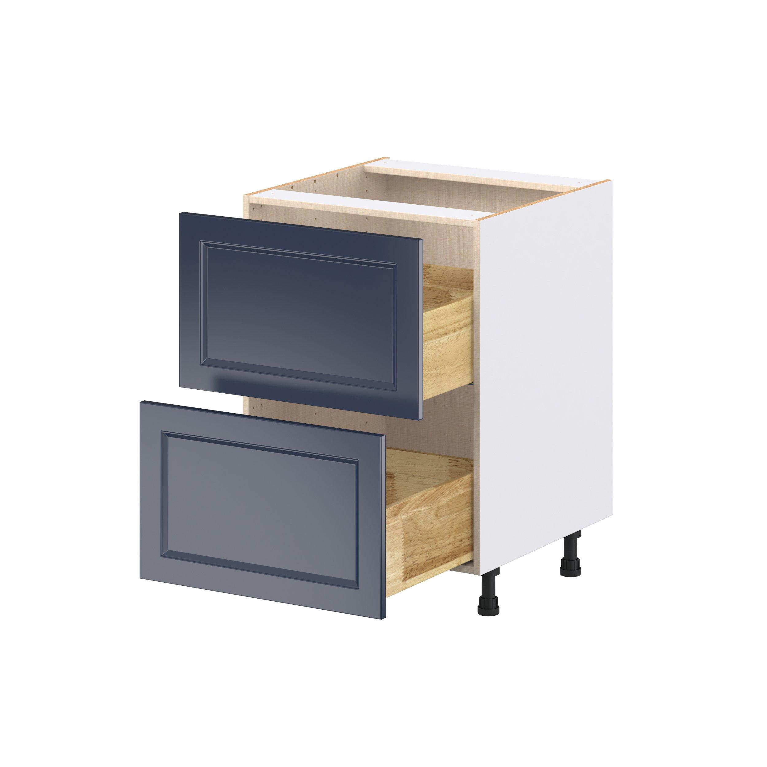 Peachtree 24 in. Painted Midnight Blue Drawer Base Cabinet