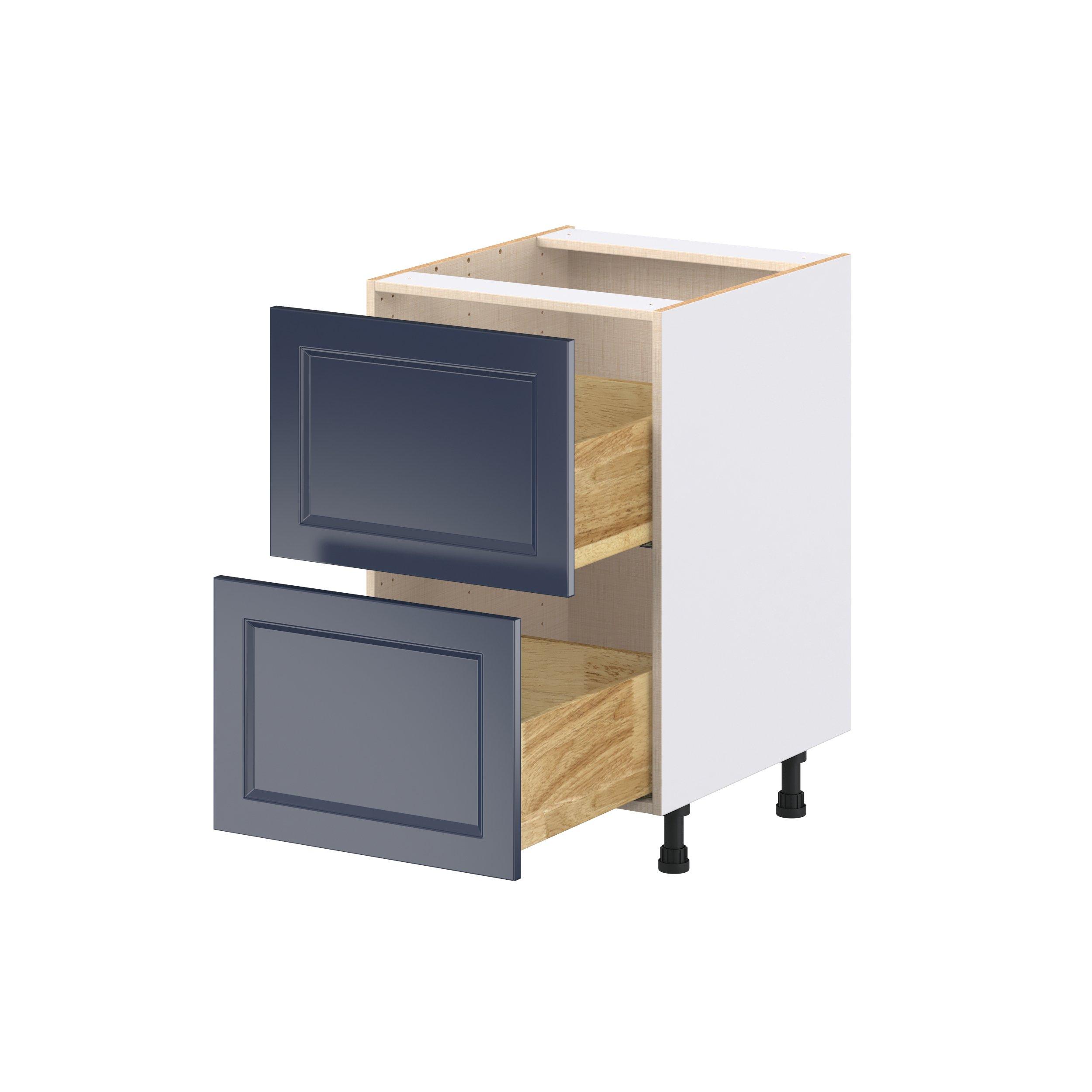 Peachtree 21 in. Painted Midnight Blue Drawer Base Cabinet