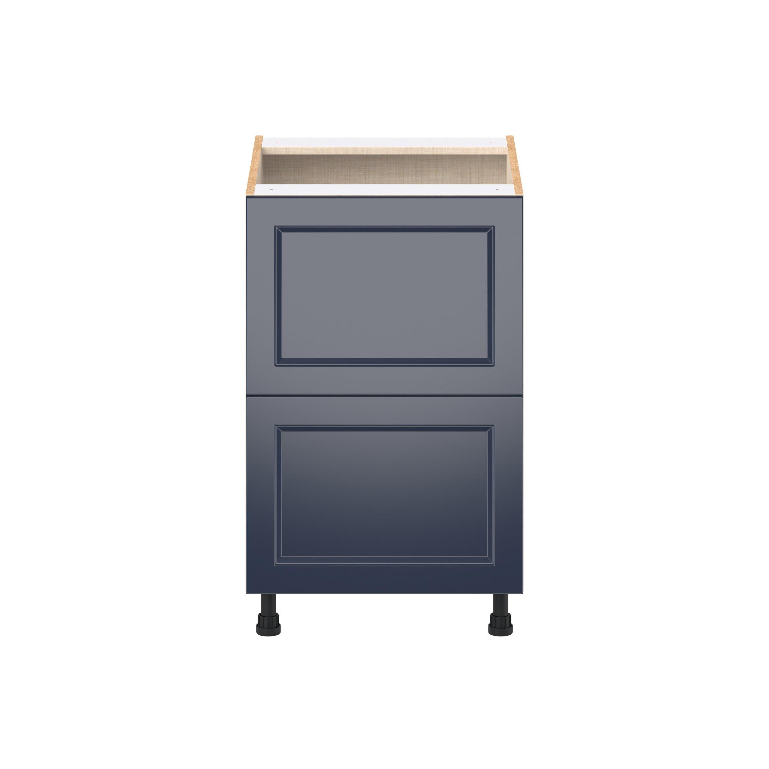 Peachtree 21 in. Painted Midnight Blue Drawer Base Cabinet